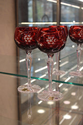 PAHAR CU PICIOR ROMAN GRAPES - 190ml - Ruby