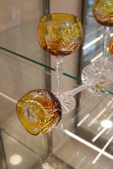 Set 2 Pahare Cu Picior Roman Pinwheel - 180 ml - transparent