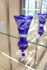 Vaza Twist - 180 mm - albastru