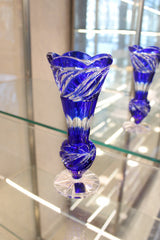Vaza Twist - 180 mm - albastru
