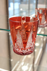 Set 6 Pahare Fara Picior Flowerbud - 290 ml - ruby