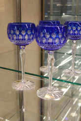 Set 2 Pahare Cu Picior Roman Tomy - 190 ml - albastru