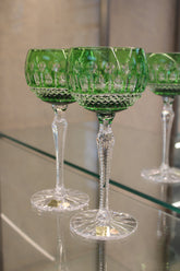 Set 2 Pahare Cu Picior Roemer Tomy - 190 ml - verde