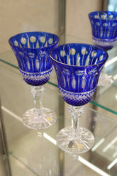 Set 2 Pahare Cu Picior Goblet Tomy - 180 ml - albastru