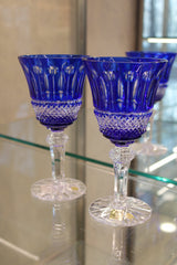 Set 2 Pahare Cu Picior Goblet Tomy - 180 ml - albastru
