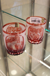 Set 2 Pahare Fara Picior Mucha - 320 ml - ruby