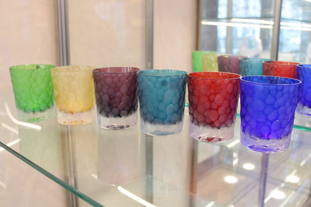 Set Pahar Whisky Marbles - 290 ml - multicolor