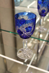 Set 2 Pahare Cu Picior Goblet Frost - 150 ml - albastru
