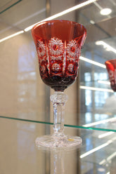 Set 6 Pahare Cu Picior Goblet Petra - 180 ml - ruby
