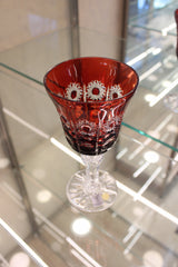 Set 6 Pahare Cu Picior Goblet Petra - 180 ml - ruby