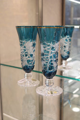 Set 2 Pahare Cu Picior Goblet Mars - 150 ml - azure