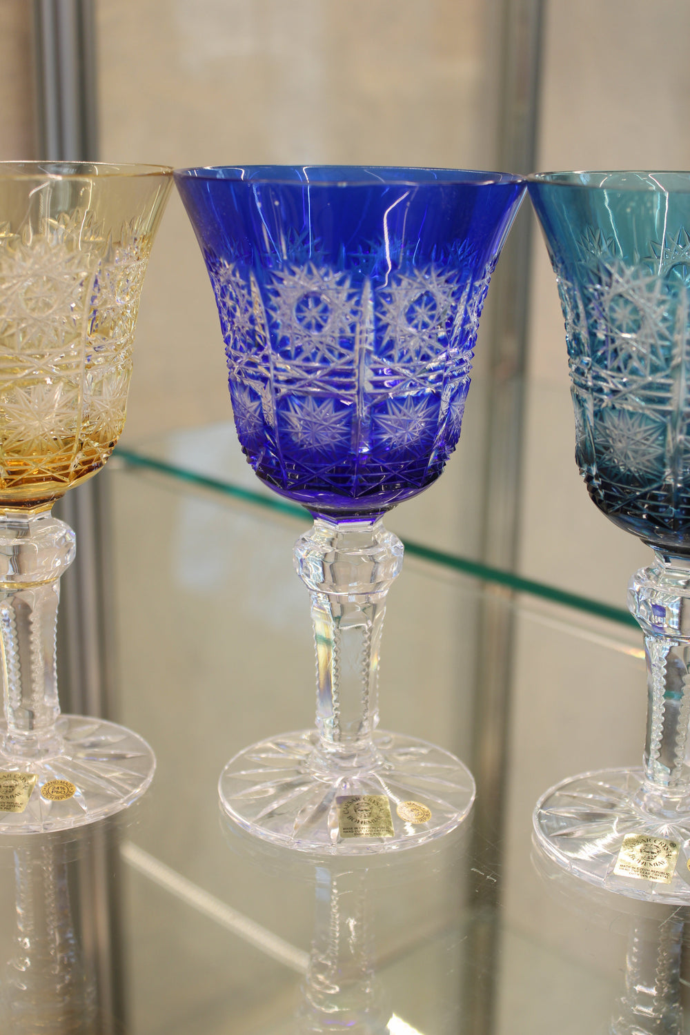 Set Pahare Cu Picior Goblet Paula - multicolor