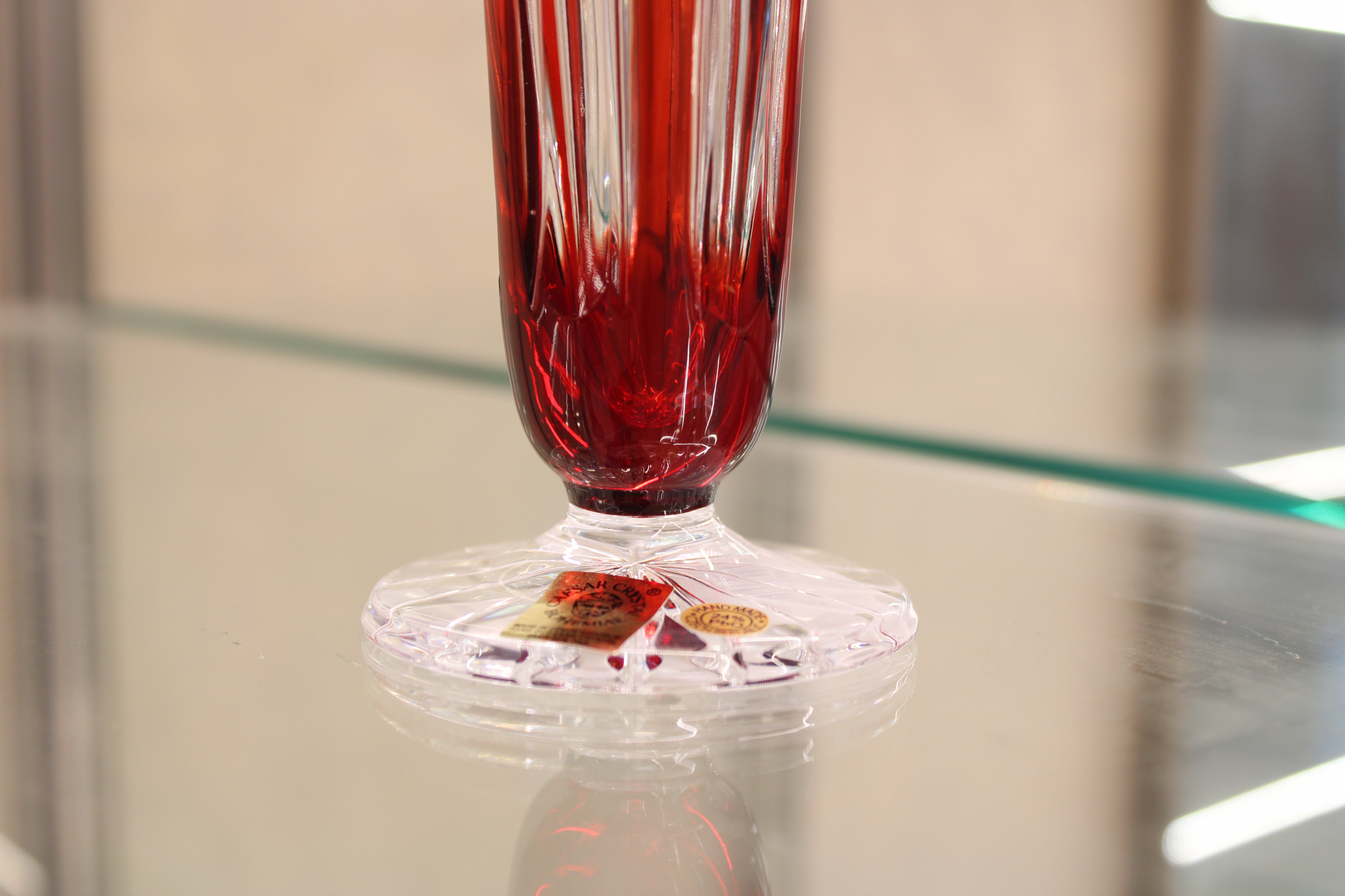 VAZA LOTUS - 175mm - Ruby