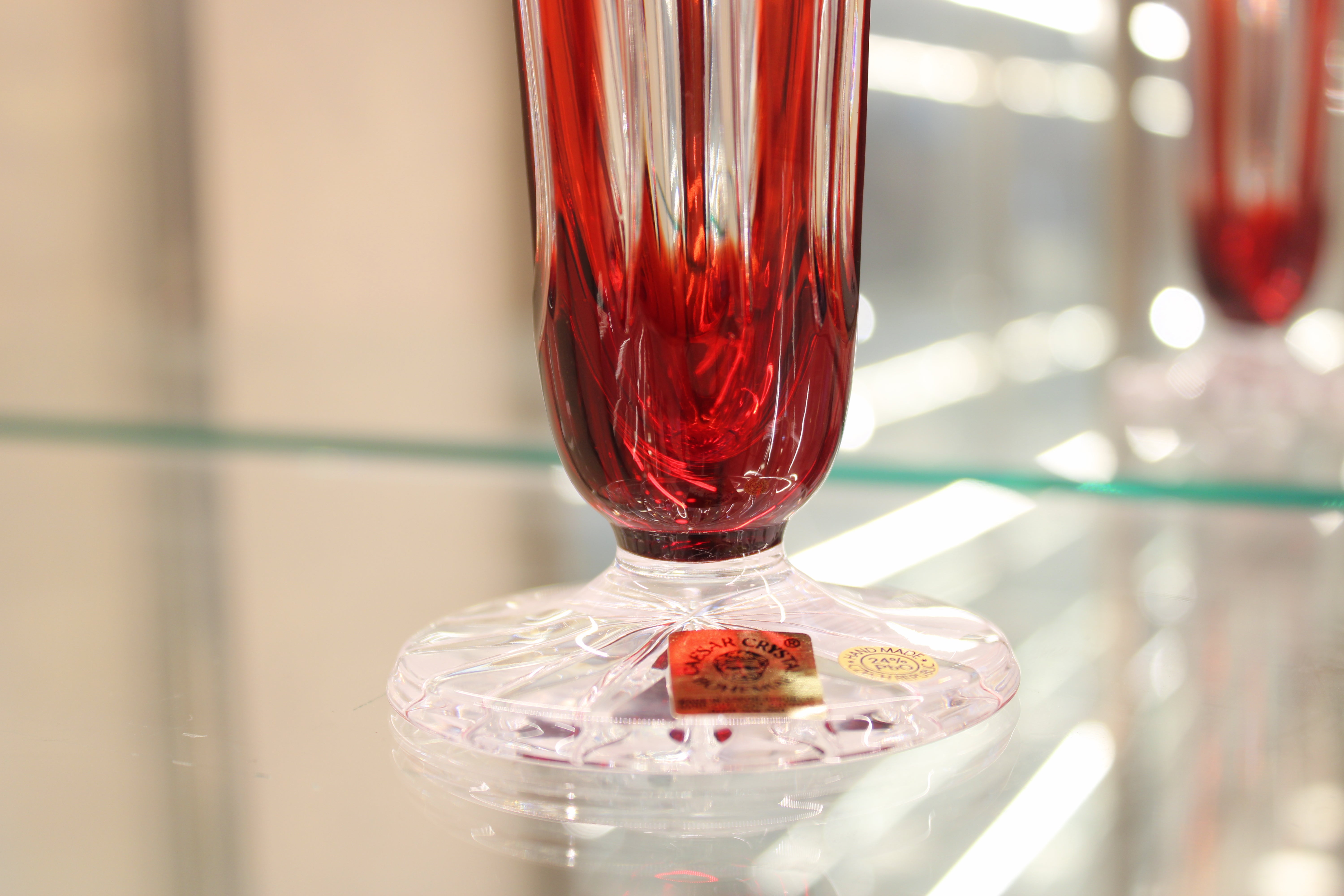 VAZA LOTUS - 175mm - Ruby