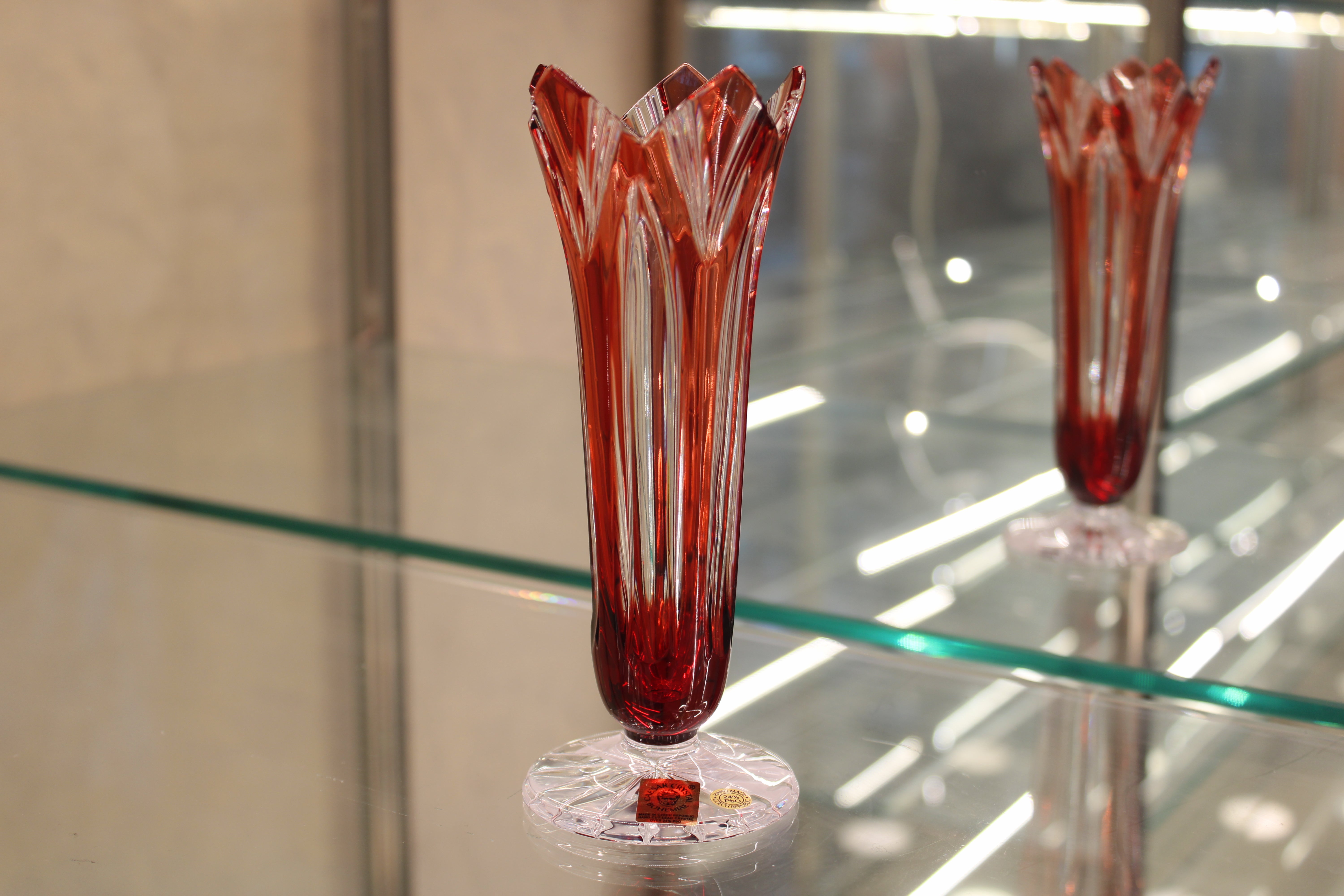VAZA LOTUS - 175mm - Ruby