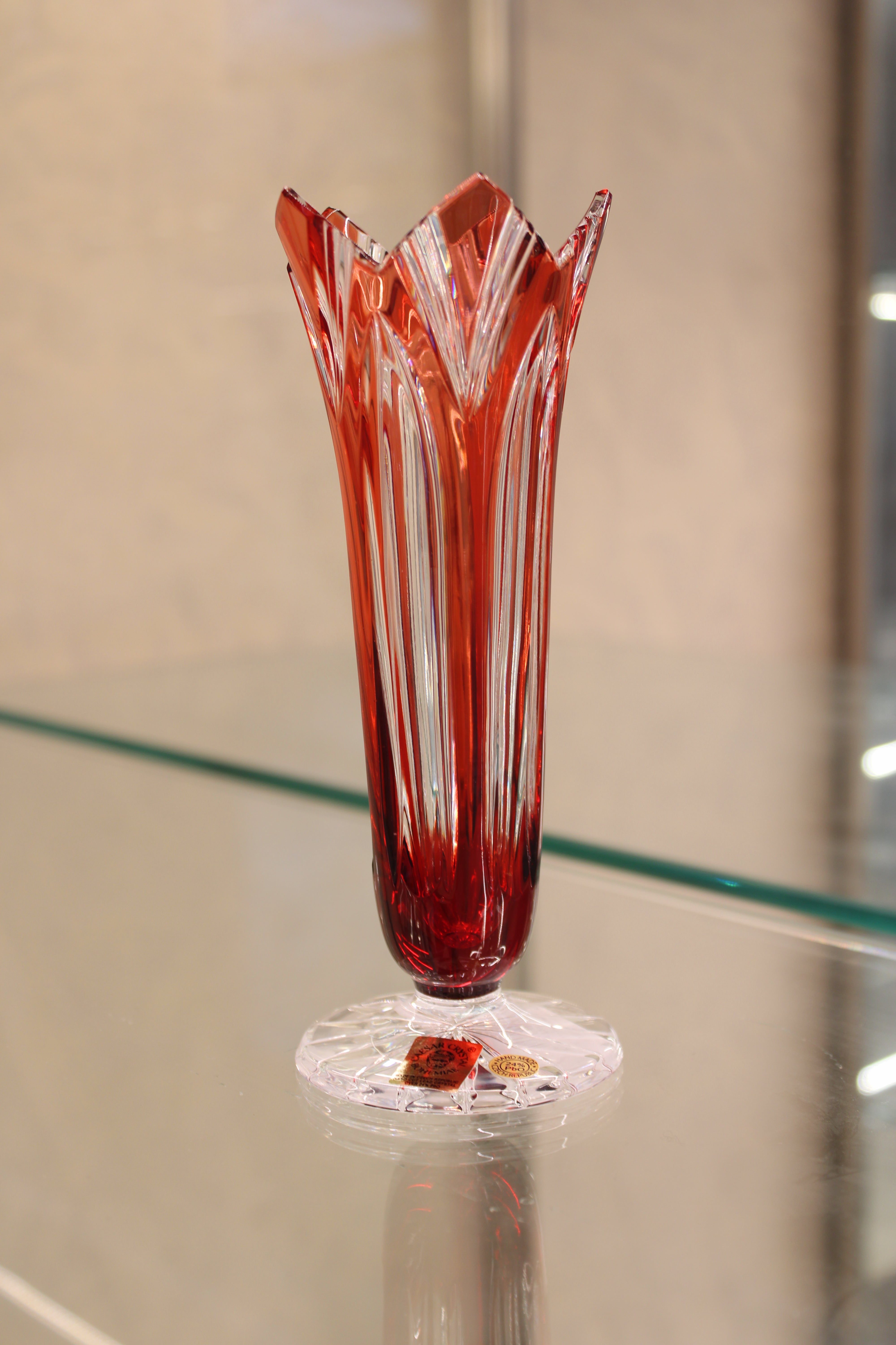 VAZA LOTUS - 175mm - Ruby