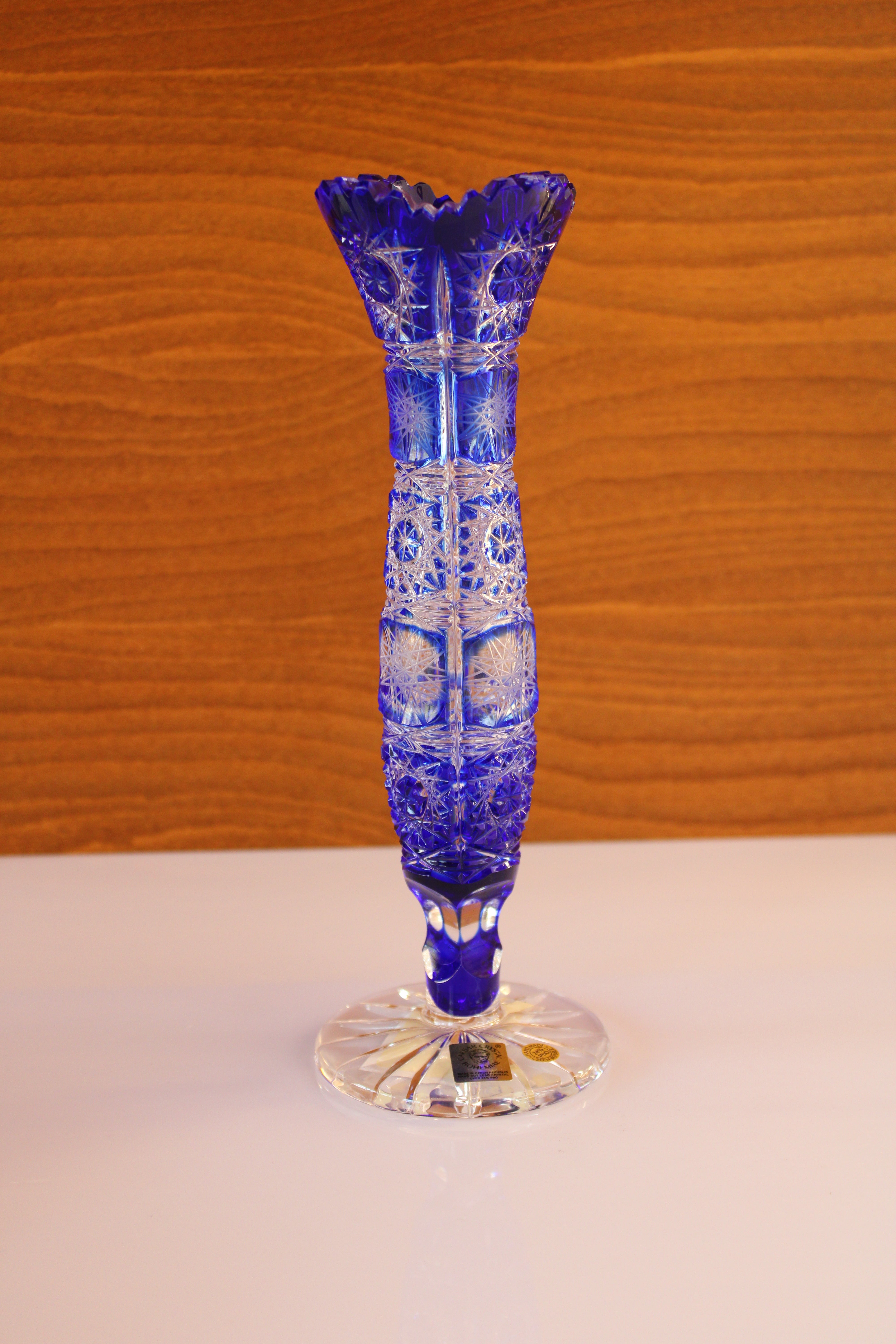 VAZA PAULA - 205mm - Albastru