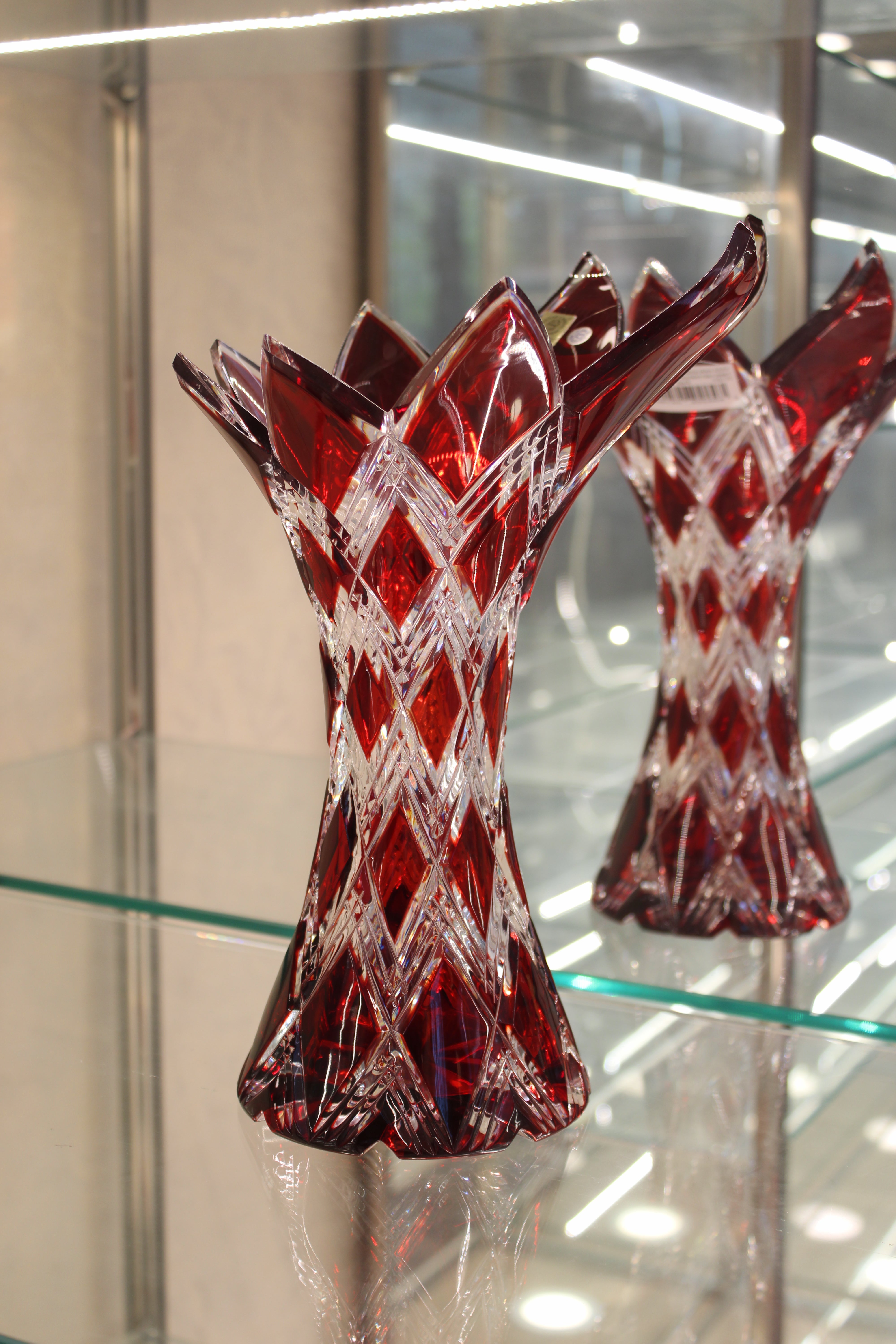 VAZA HARLEQUIN - 330mm - Ruby