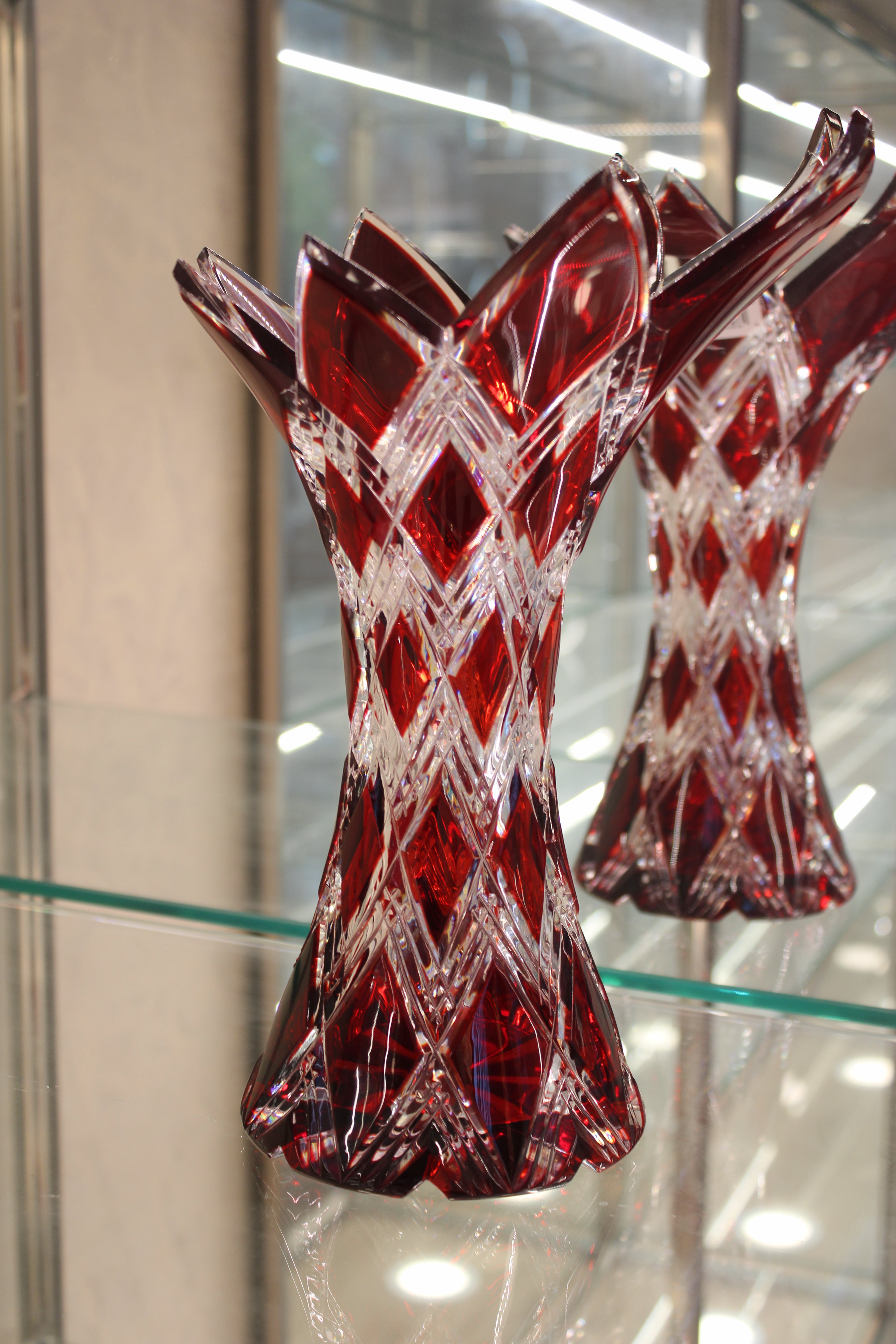 VAZA HARLEQUIN - 330mm - Ruby