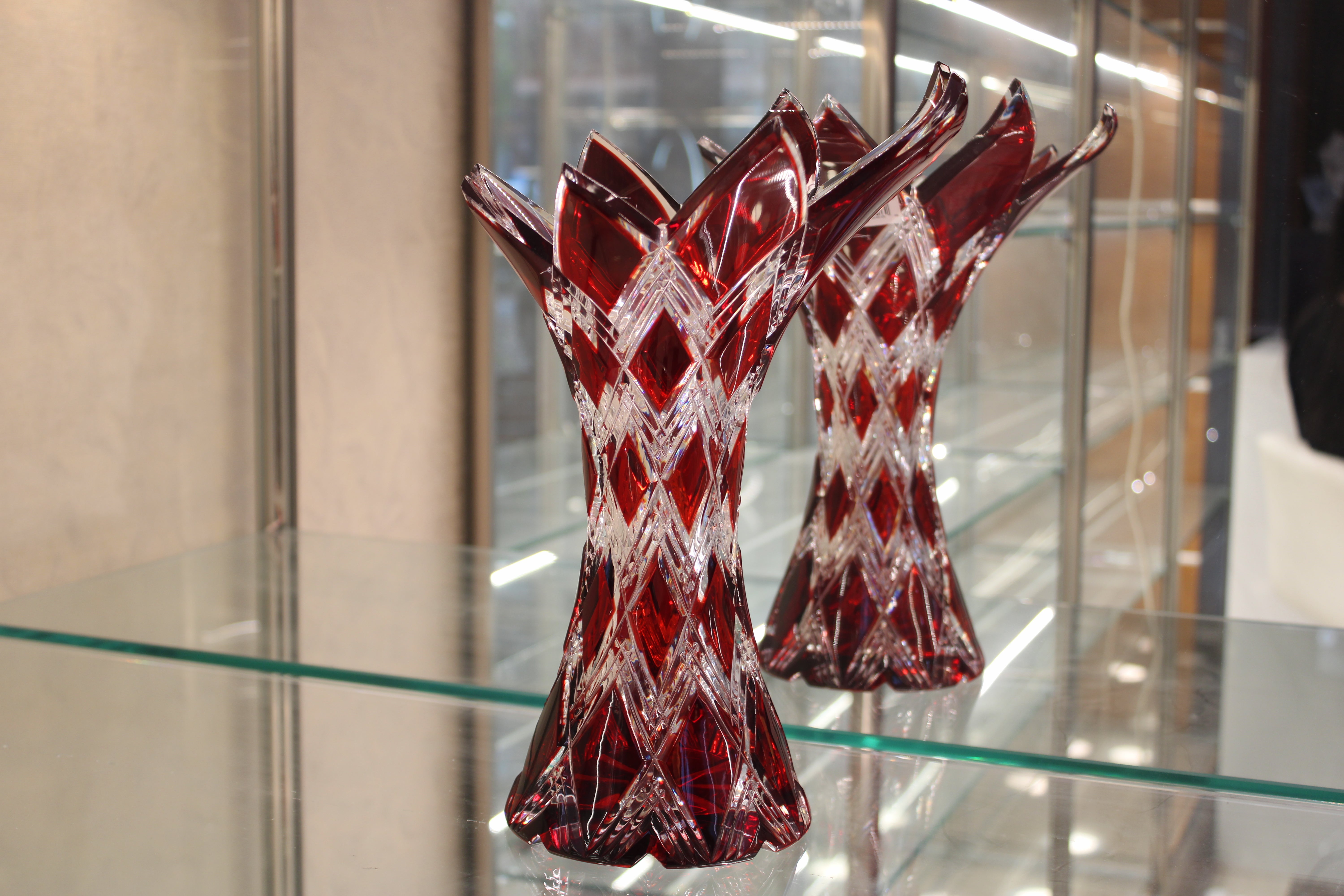 VAZA HARLEQUIN - 330mm - Ruby