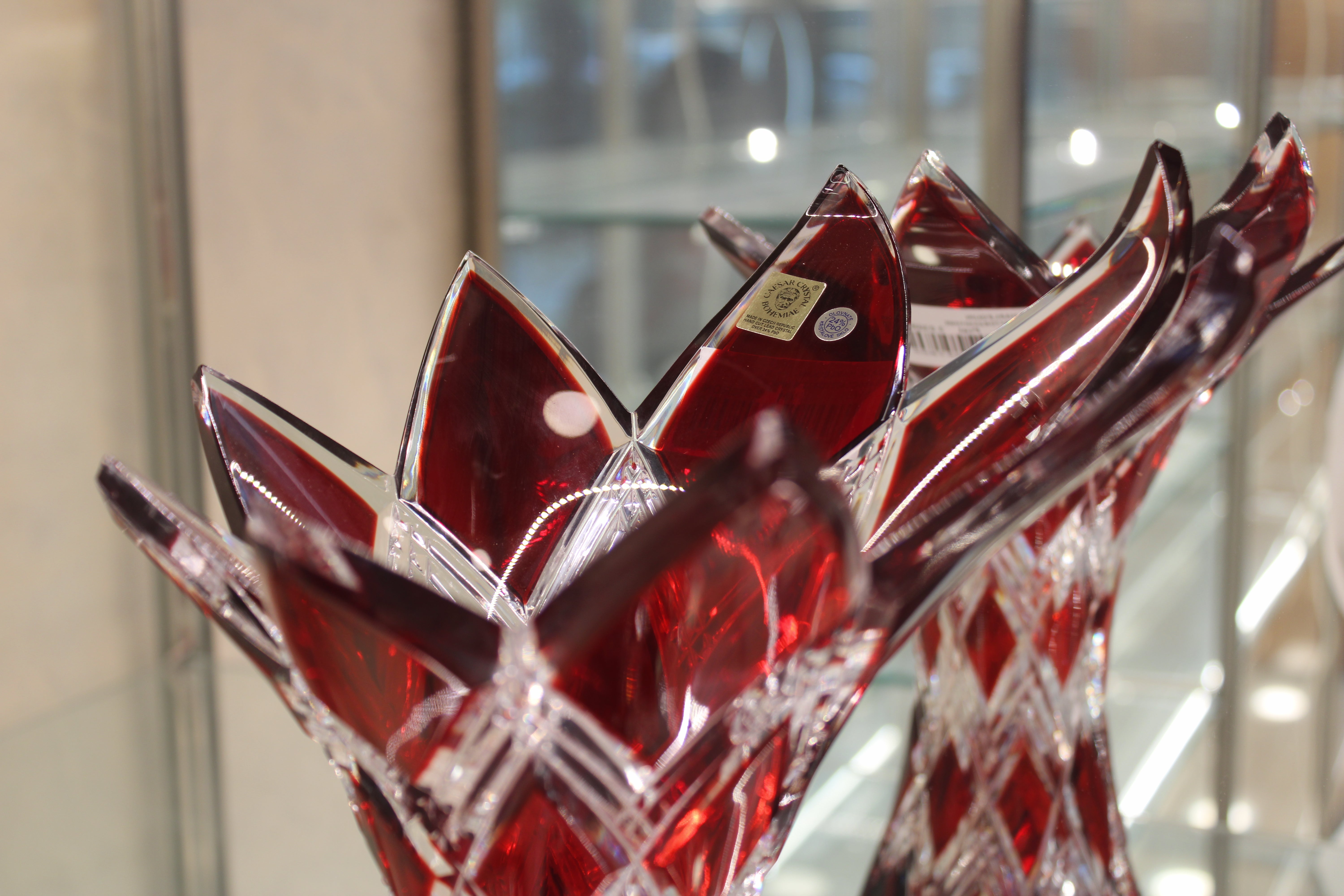 VAZA HARLEQUIN - 330mm - Ruby