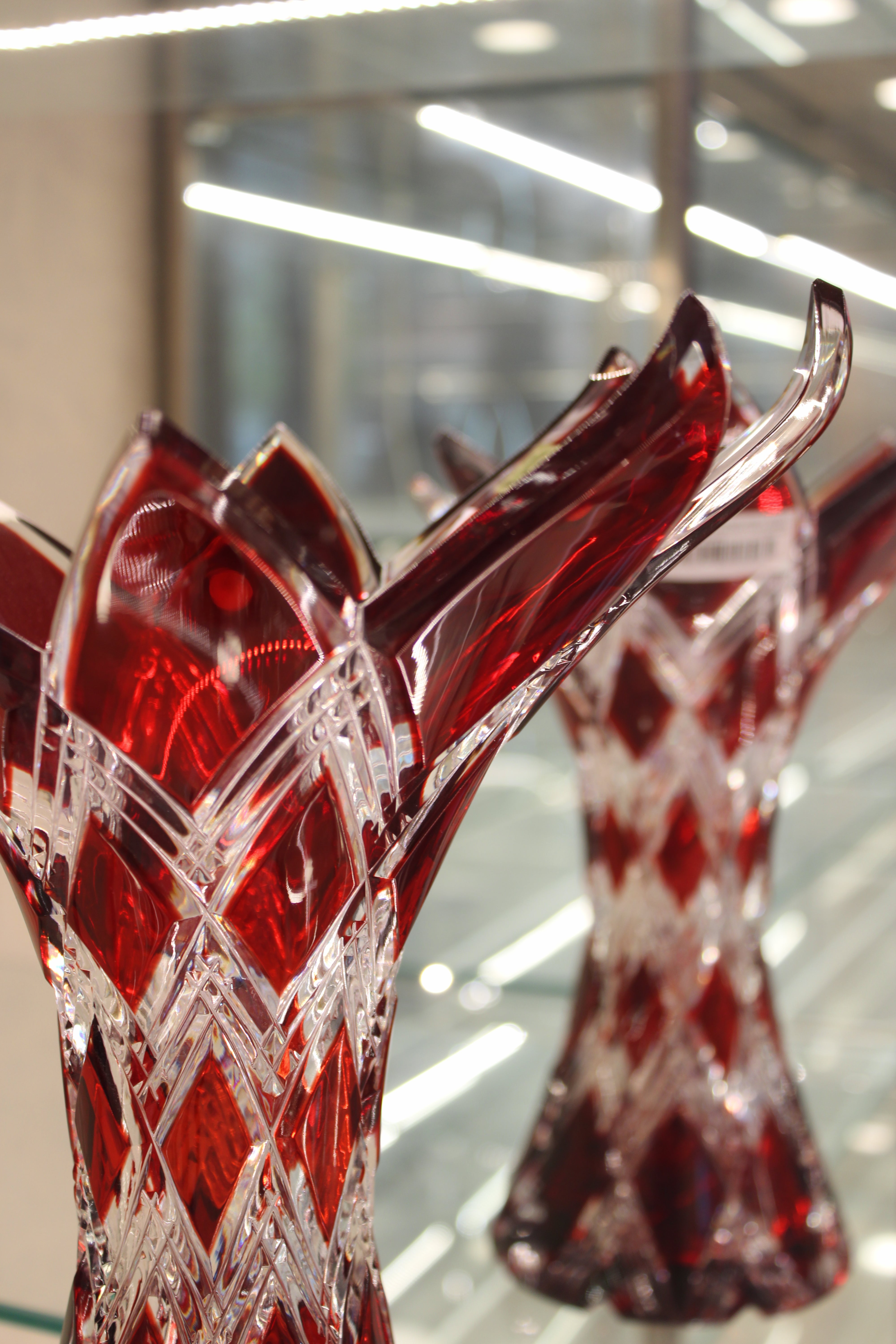 VAZA HARLEQUIN - 330mm - Ruby