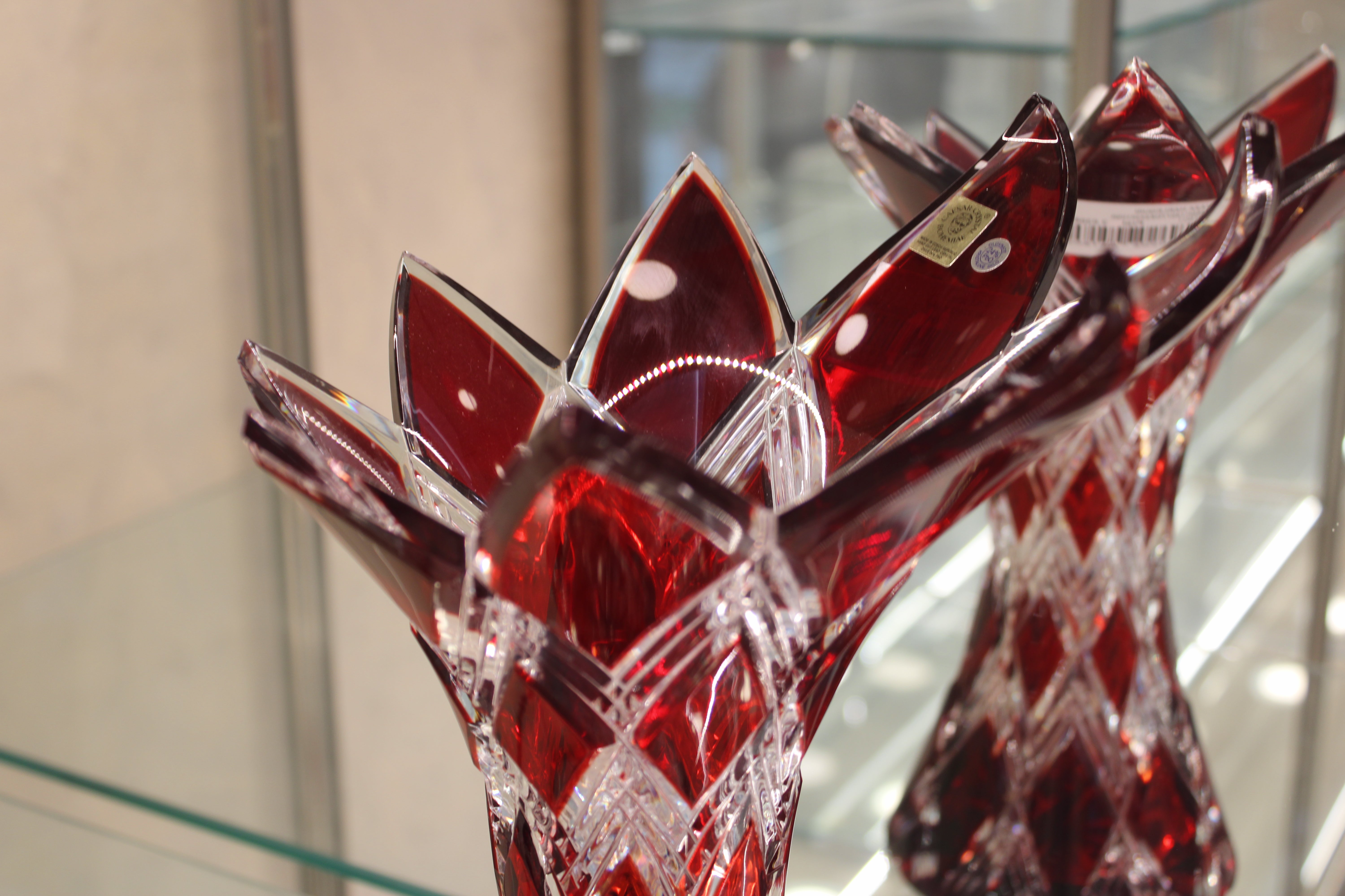 VAZA HARLEQUIN - 330mm - Ruby