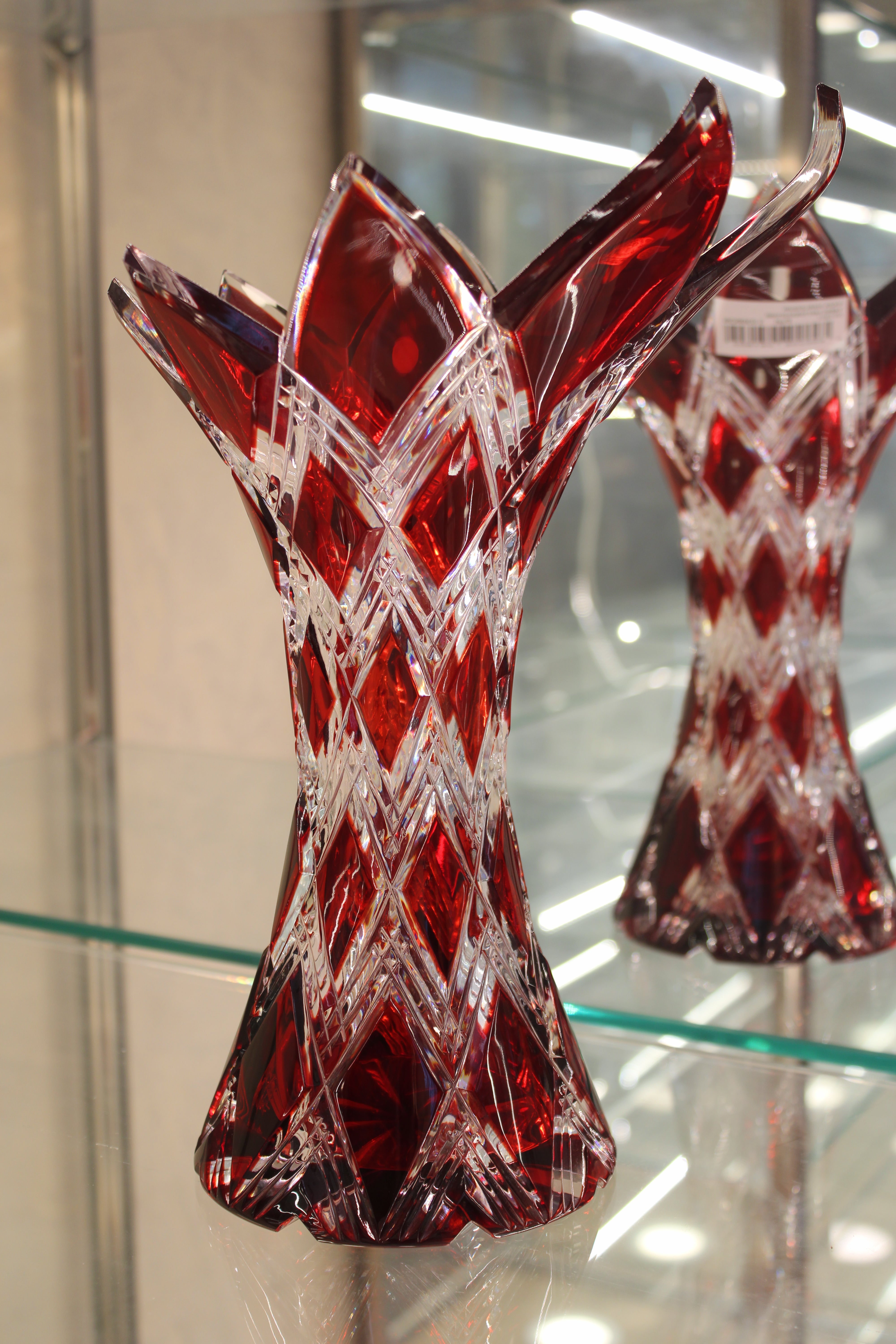 VAZA HARLEQUIN - 330mm - Ruby