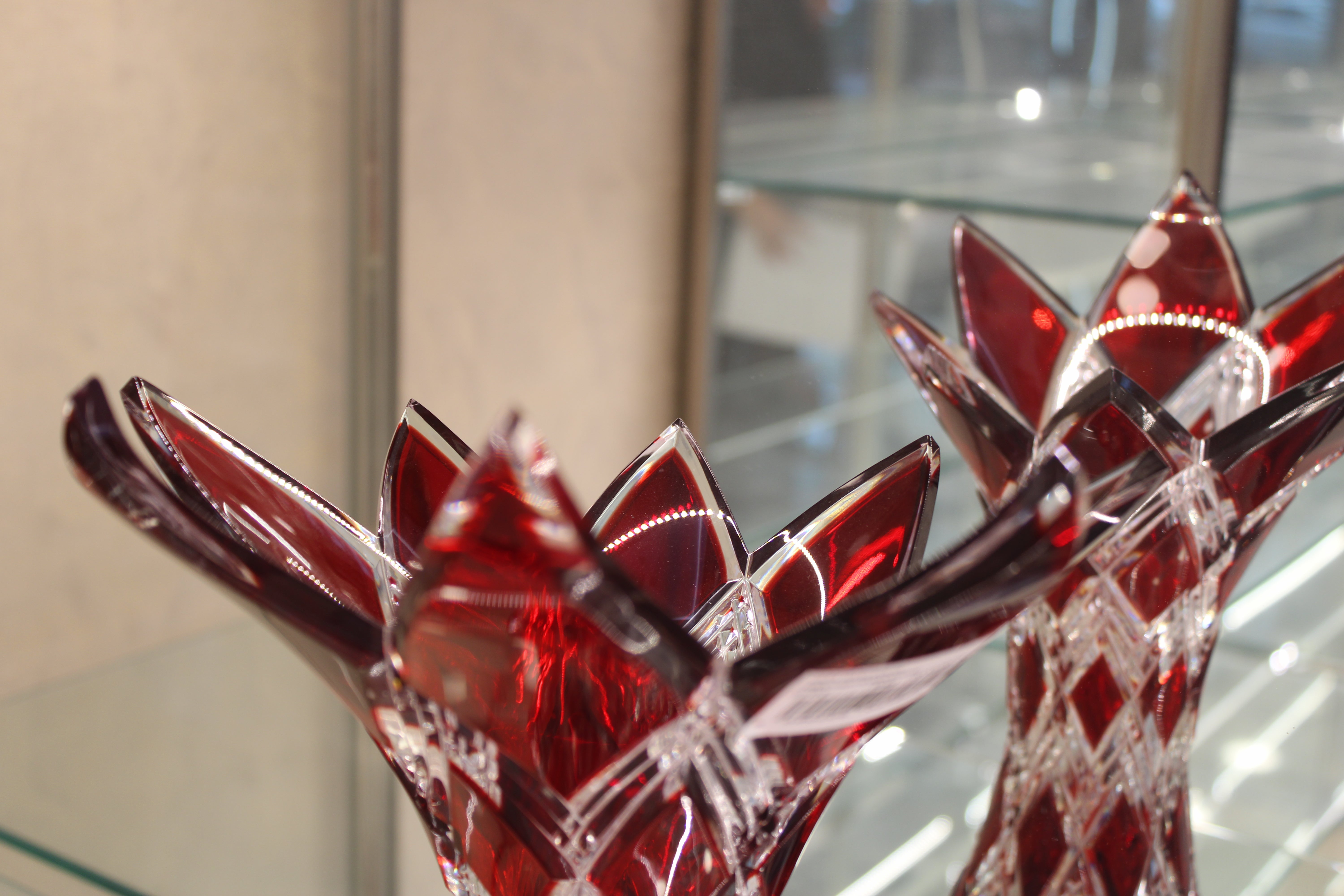 VAZA HARLEQUIN - 330mm - Ruby