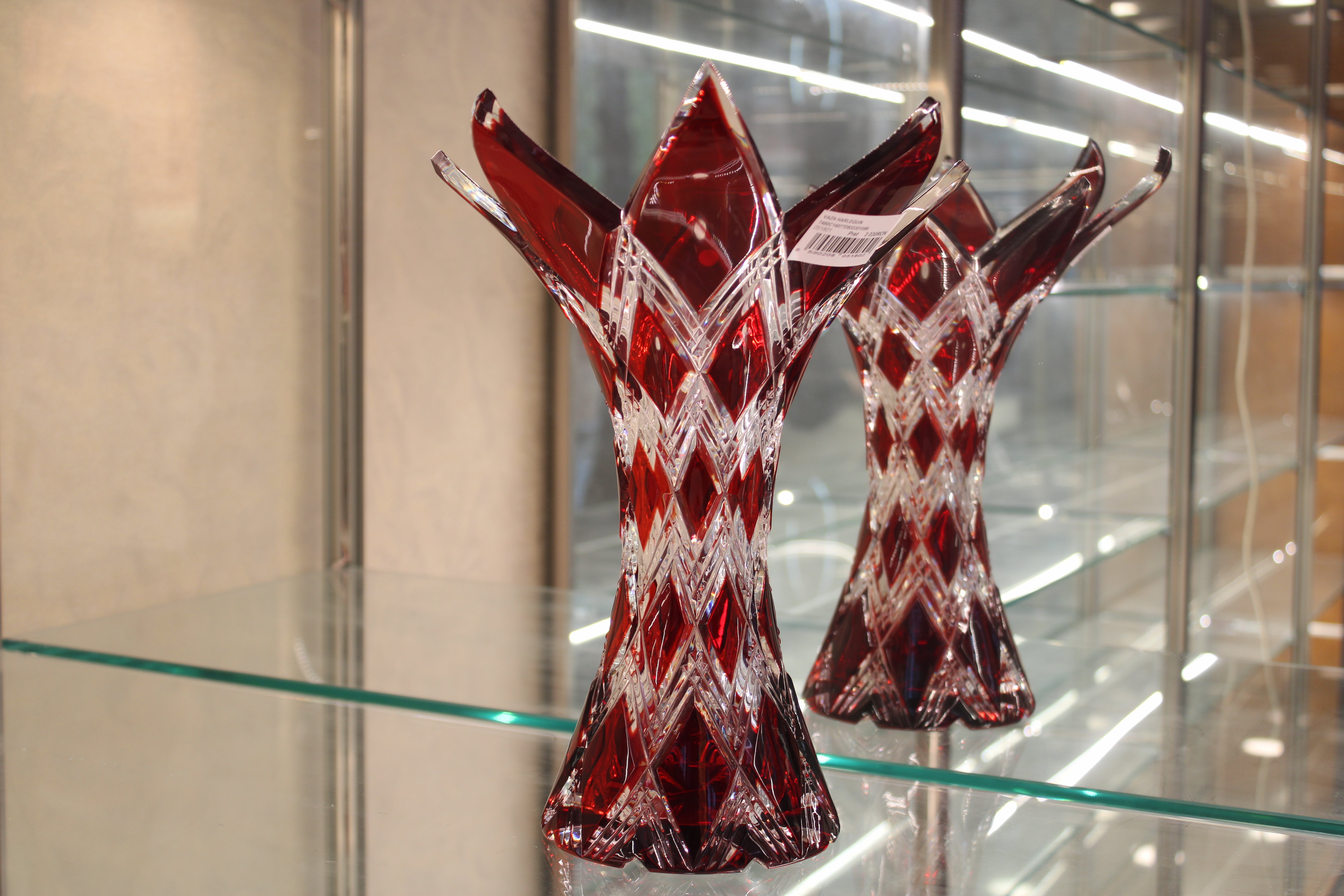 VAZA HARLEQUIN - 330mm - Ruby