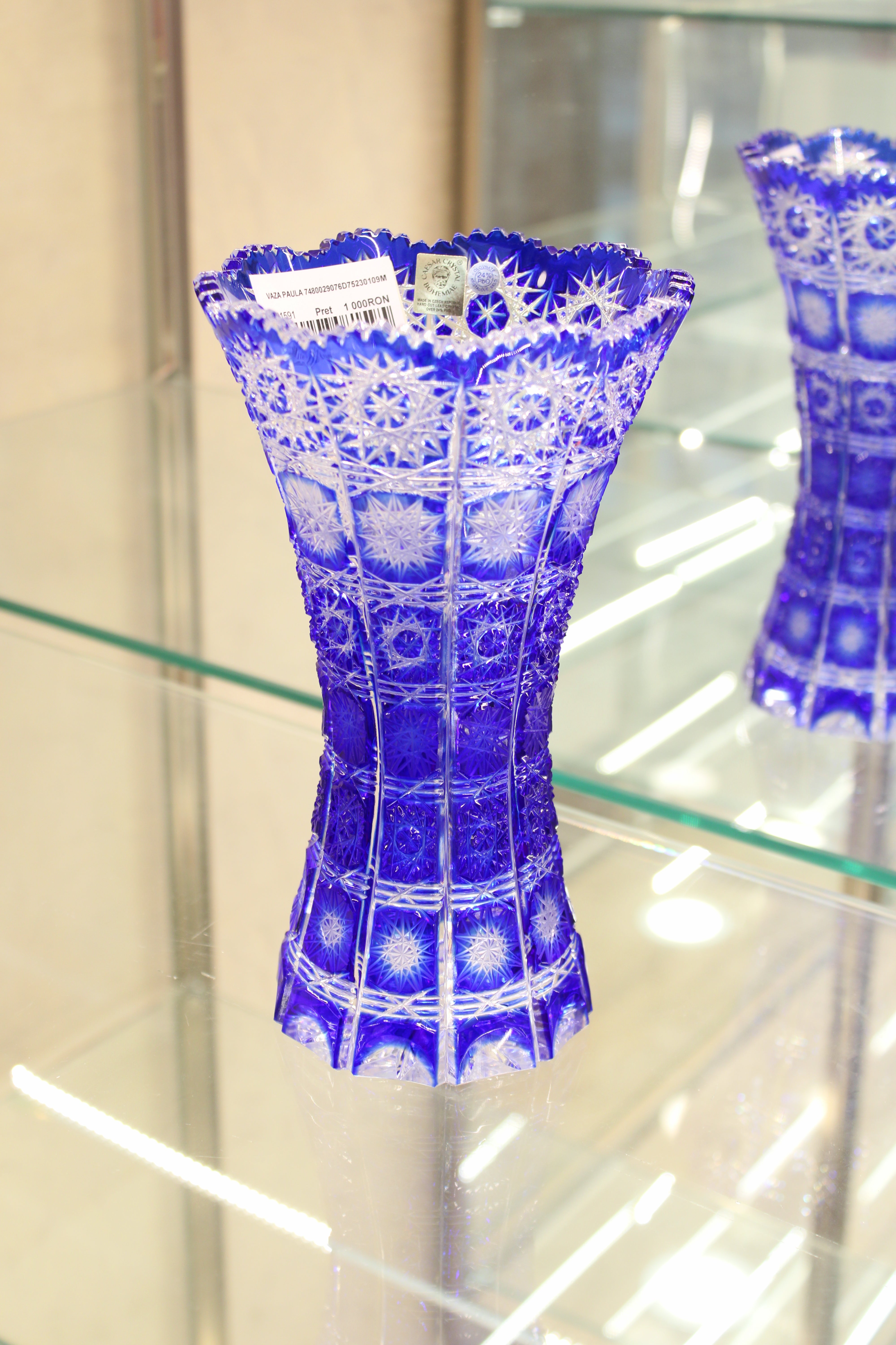 VAZA PAULA - 230mm - Albastru