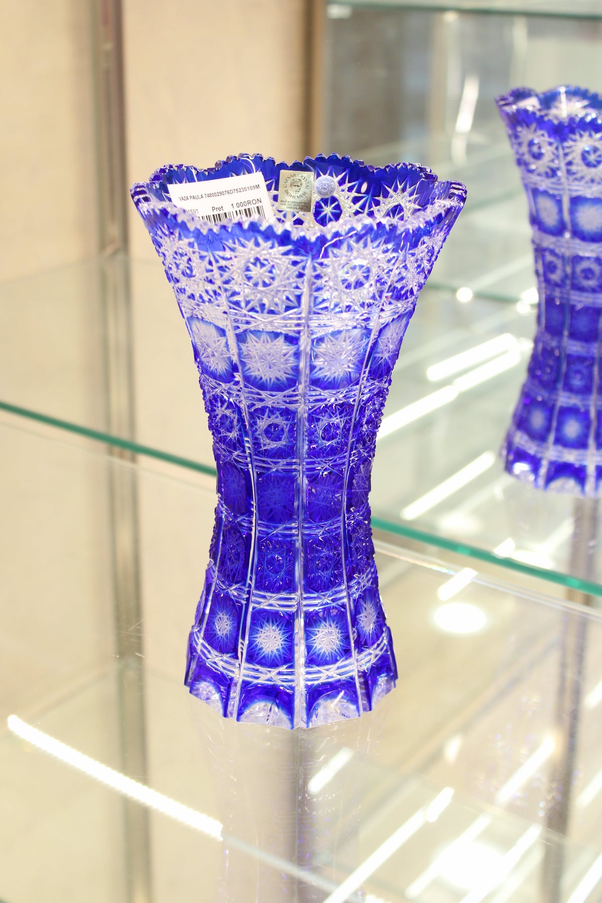 VAZA PAULA - 230mm - Albastru