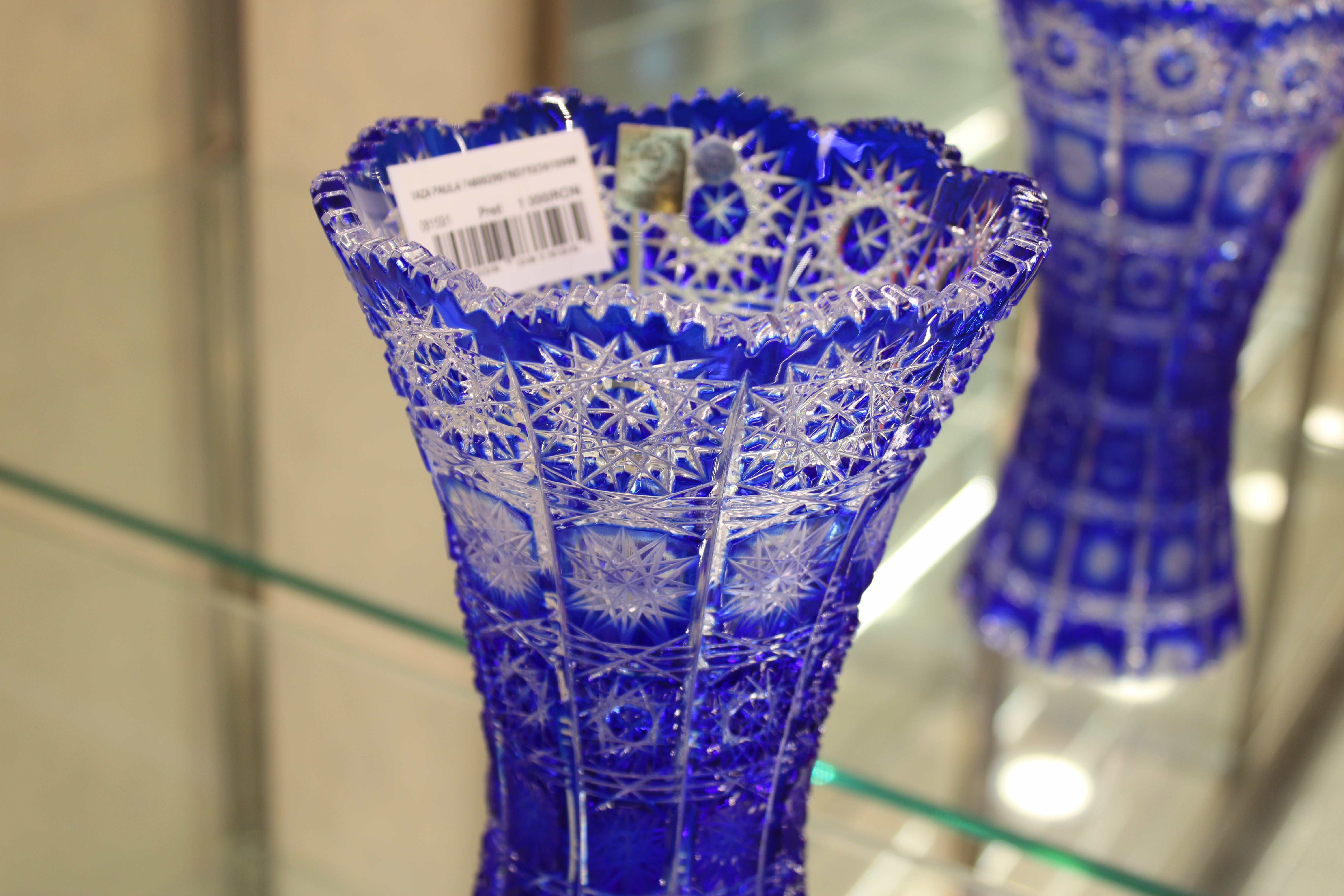 VAZA PAULA - 230mm - Albastru