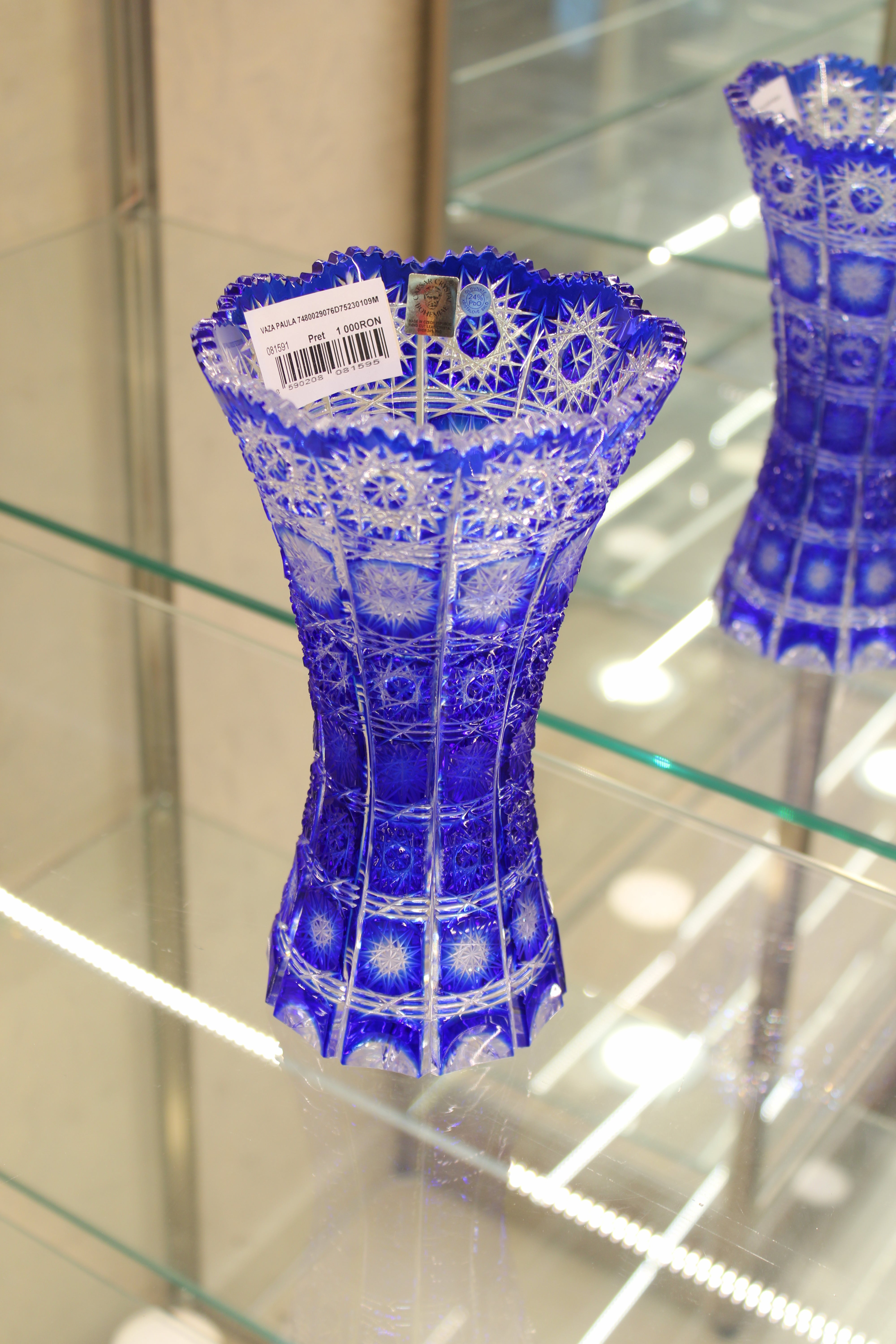 VAZA PAULA - 230mm - Albastru