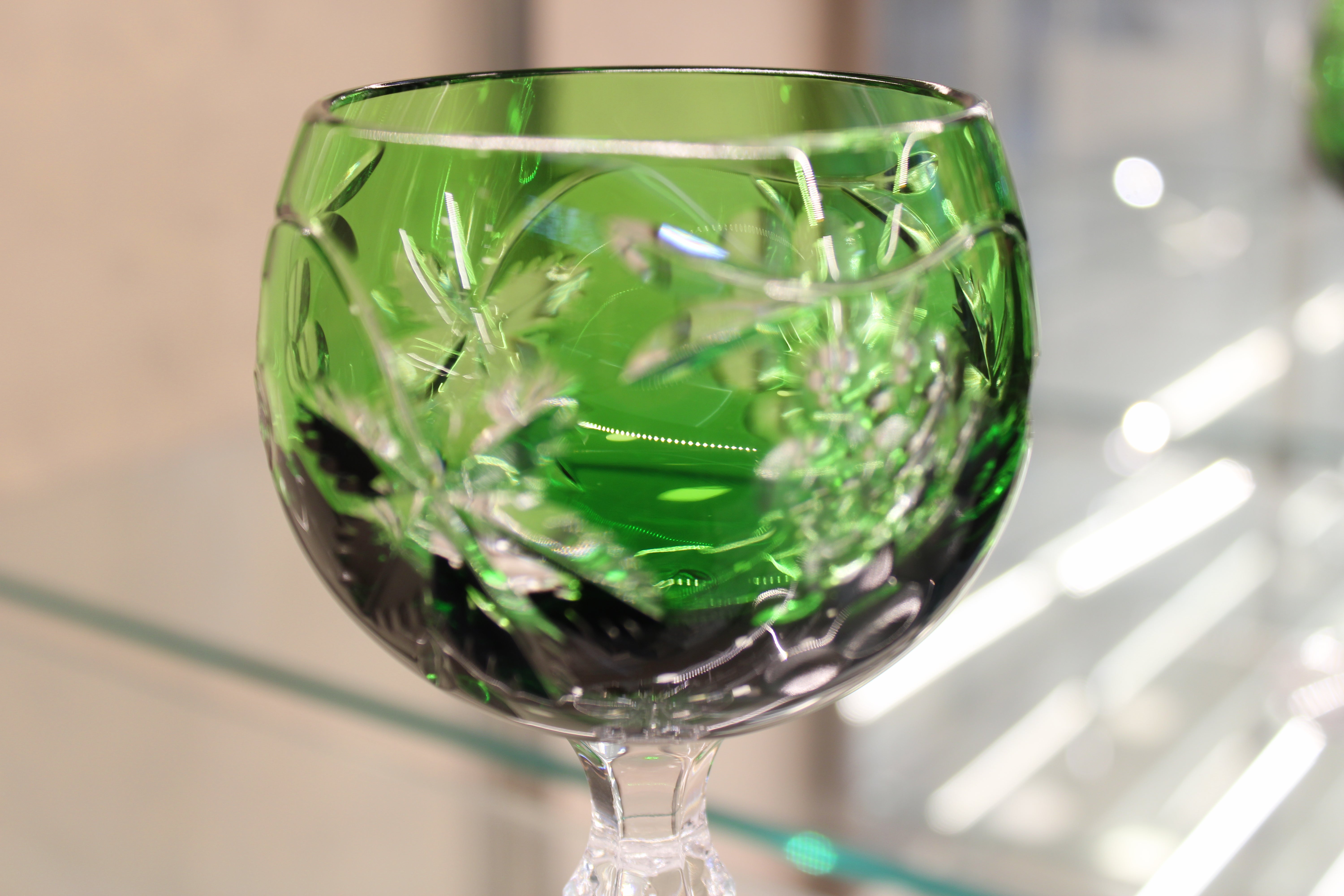 PAHAR CU PICIOR - 190ml - Verde