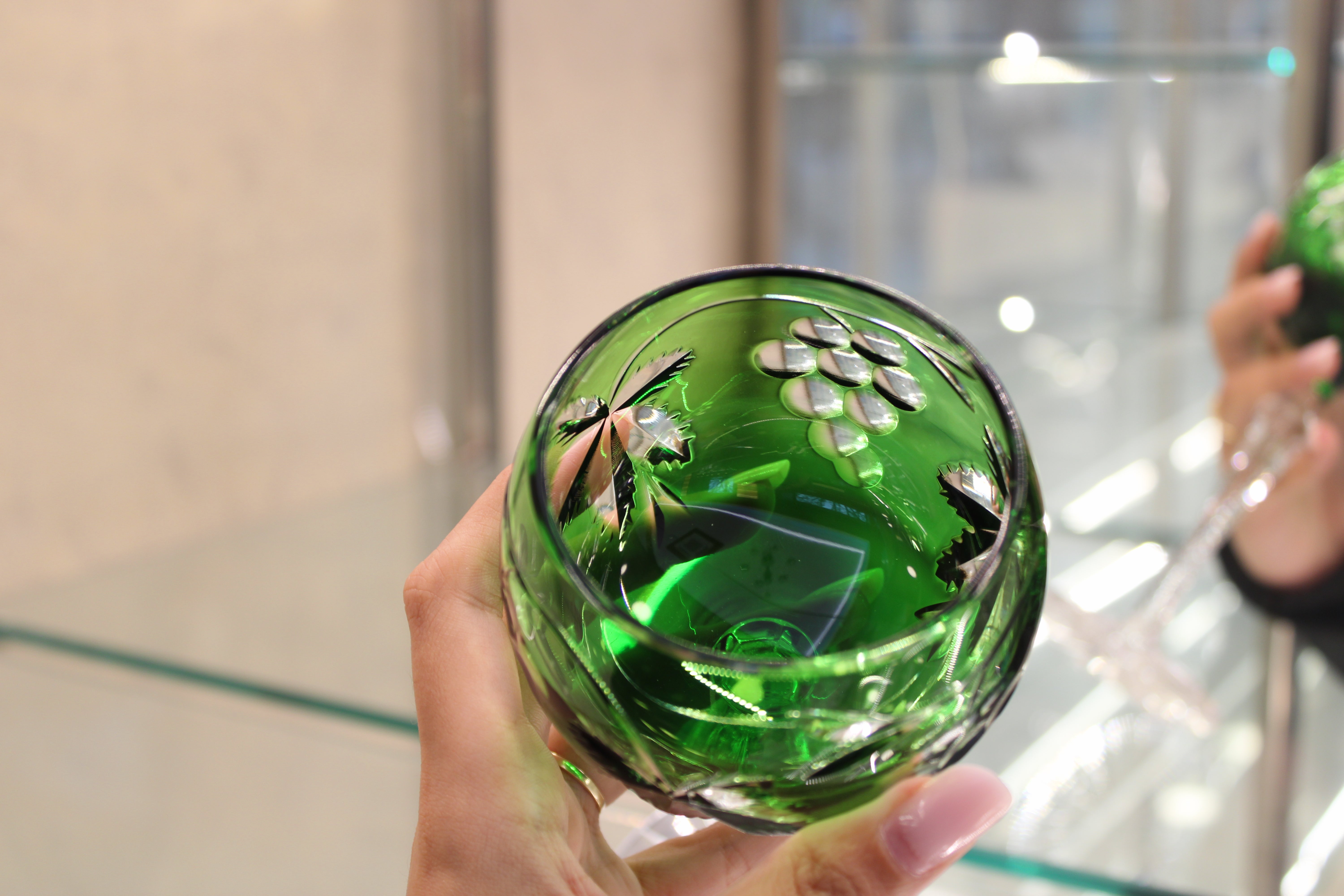 PAHAR CU PICIOR - 190ml - Verde