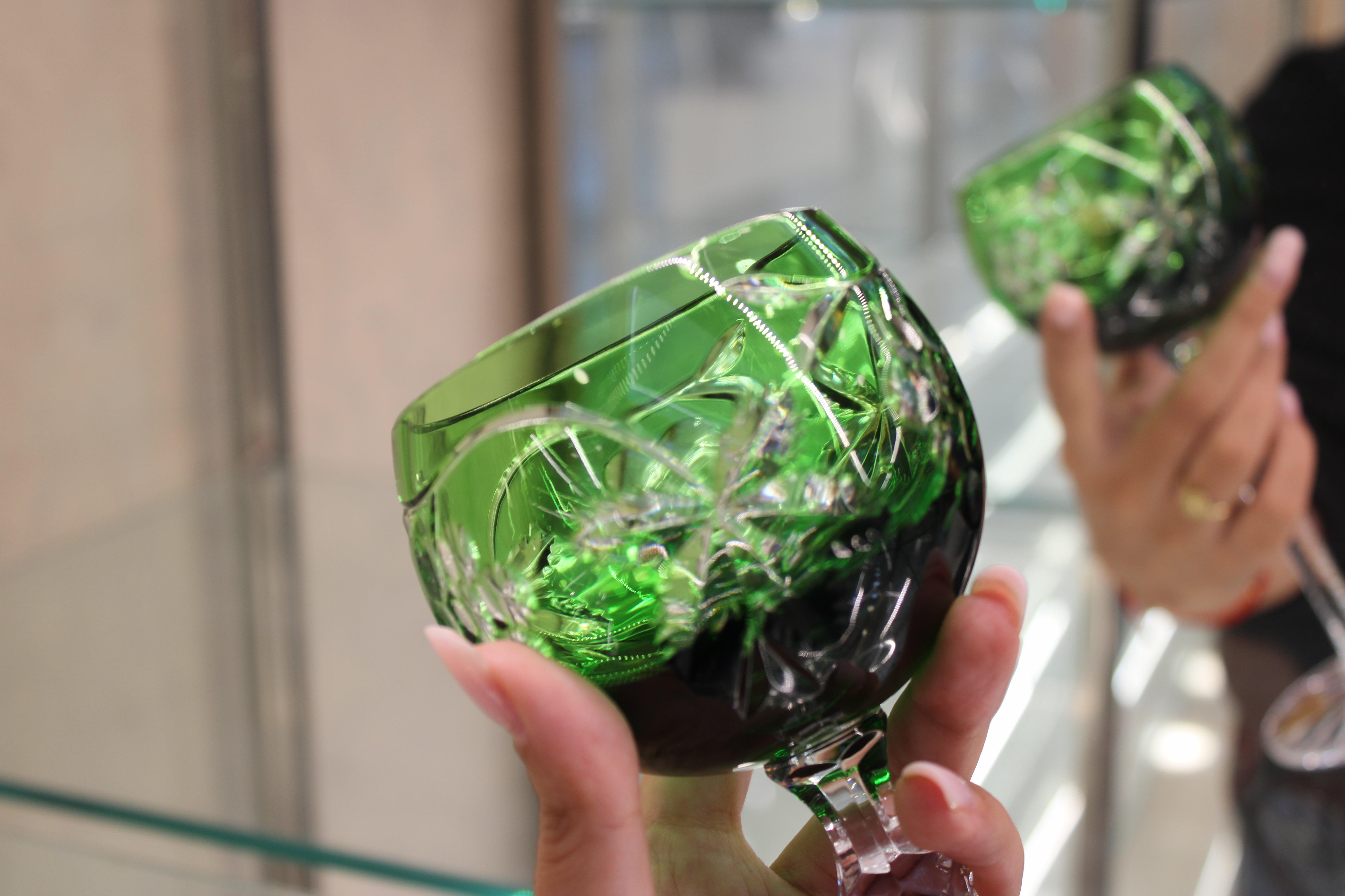 PAHAR CU PICIOR - 190ml - Verde