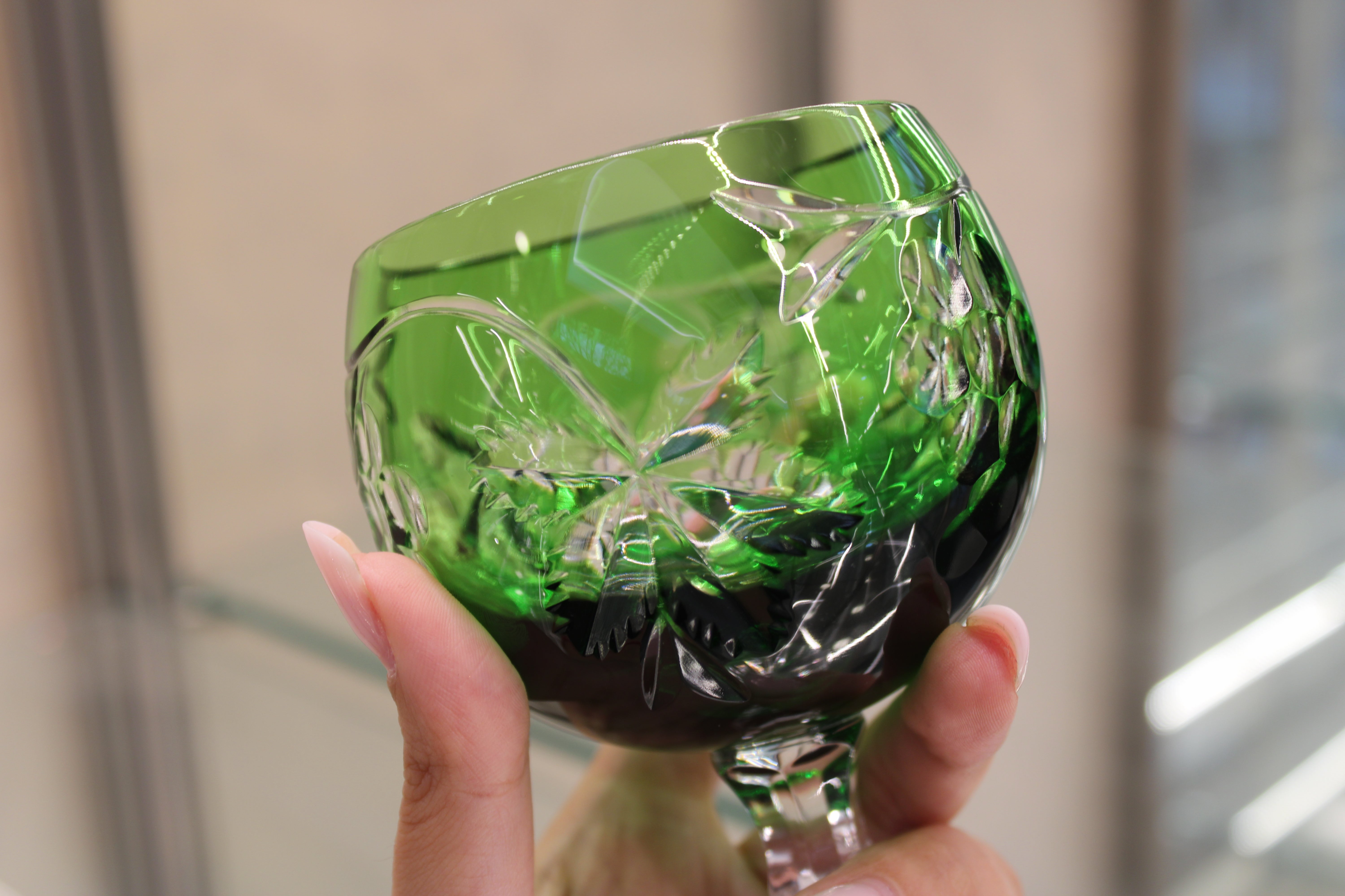 PAHAR CU PICIOR - 190ml - Verde