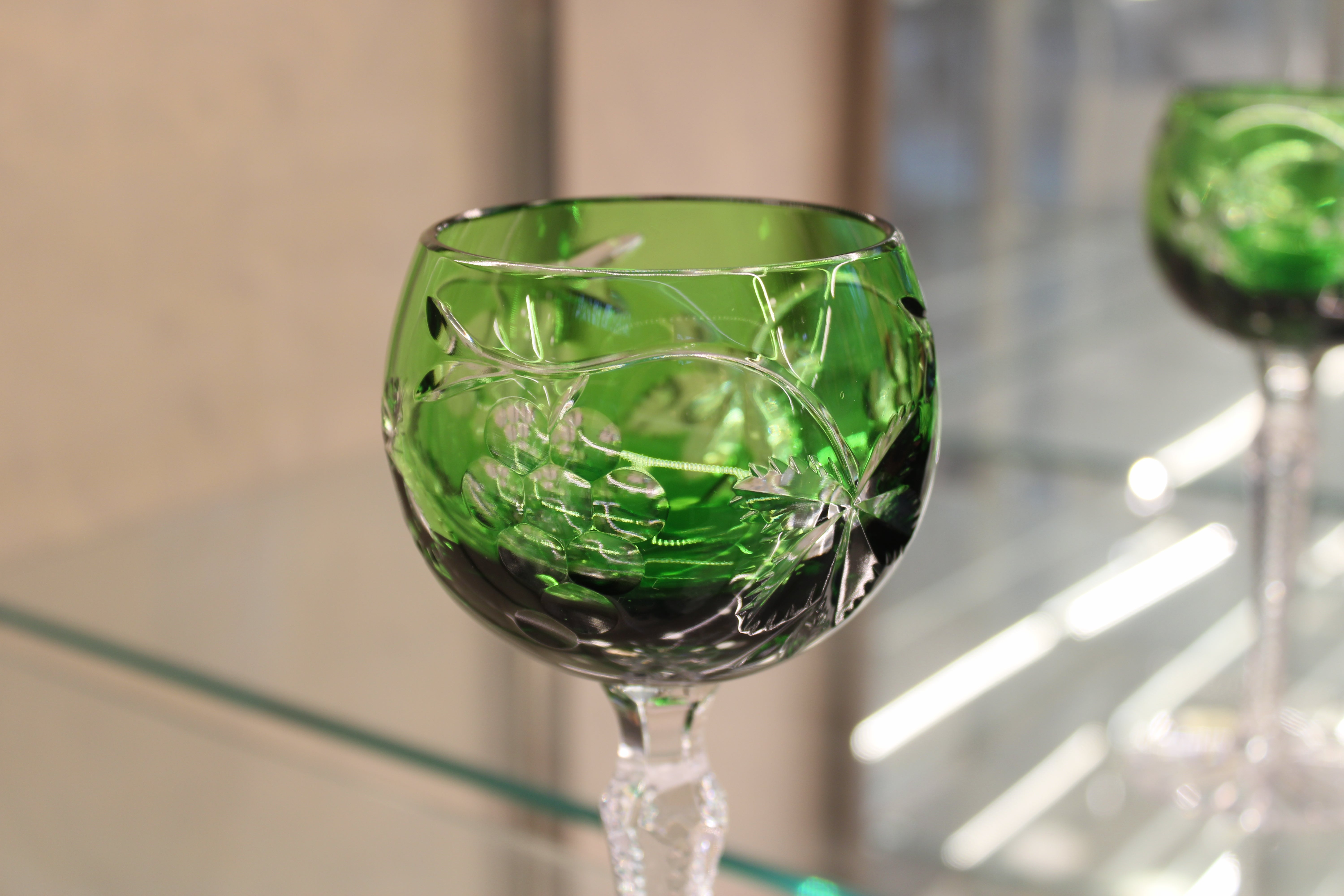 PAHAR CU PICIOR - 190ml - Verde