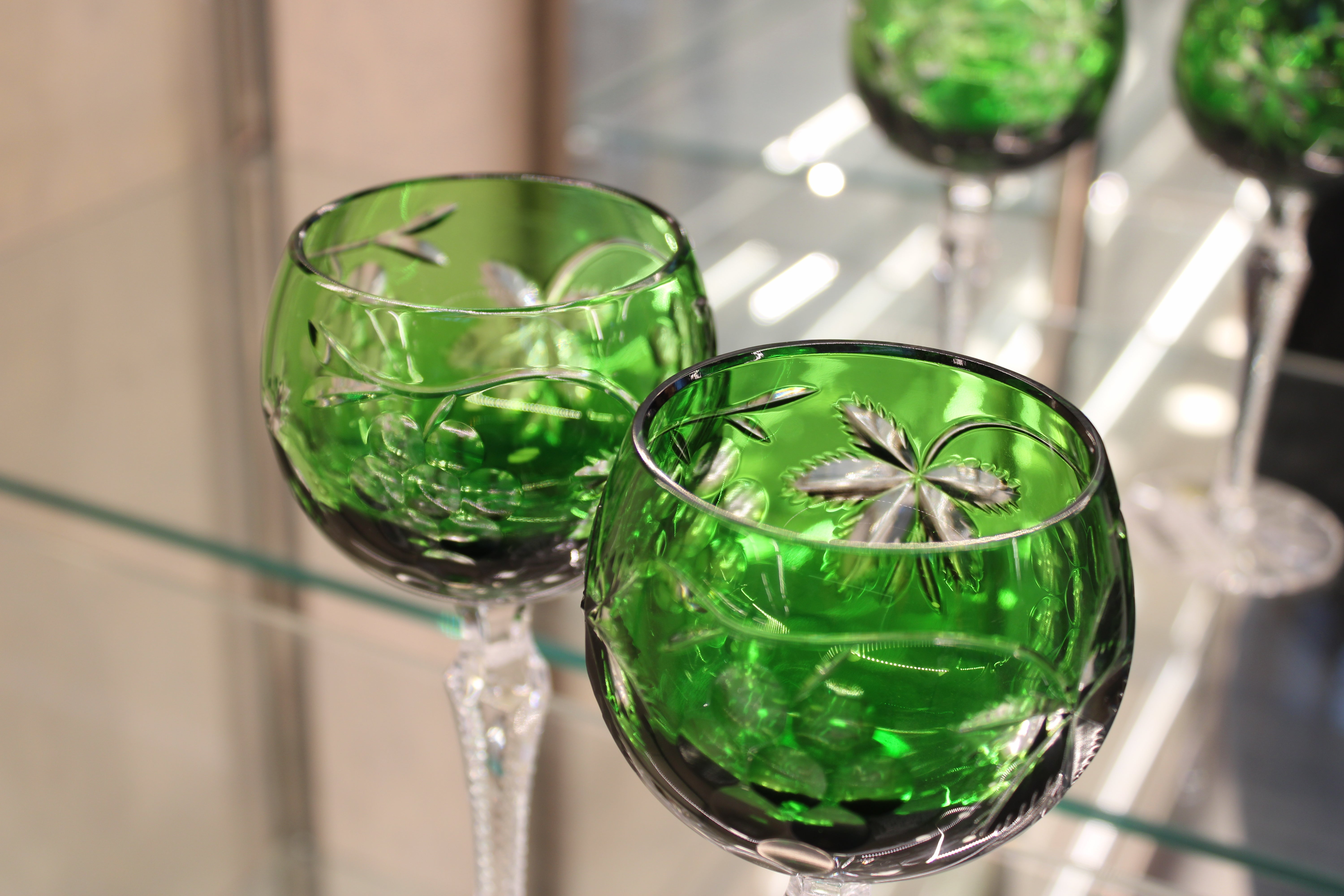 PAHAR CU PICIOR - 190ml - Verde