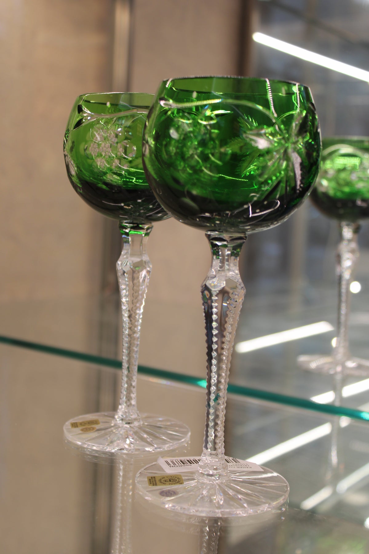 PAHAR CU PICIOR - 190ml - Verde