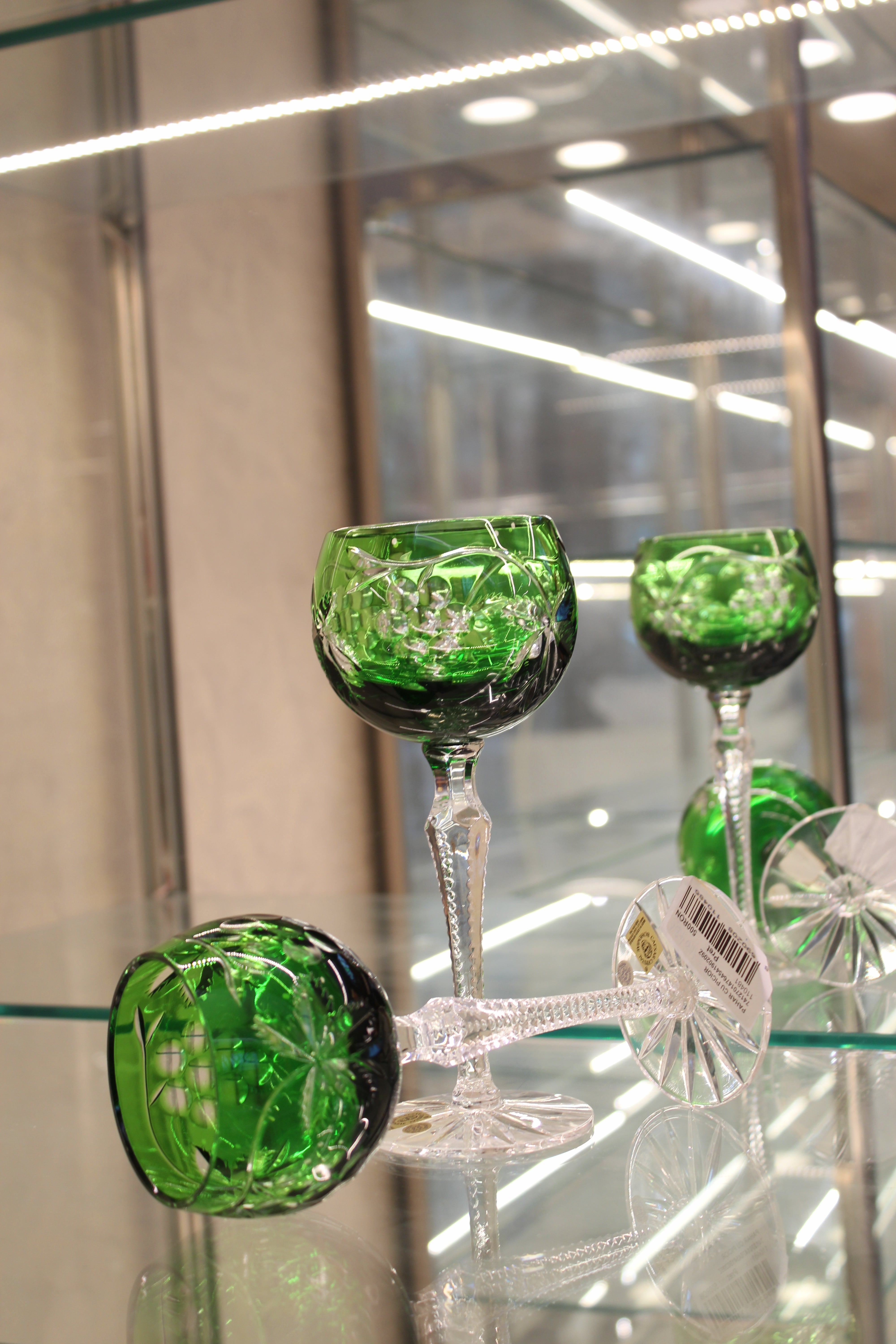 PAHAR CU PICIOR - 190ml - Verde