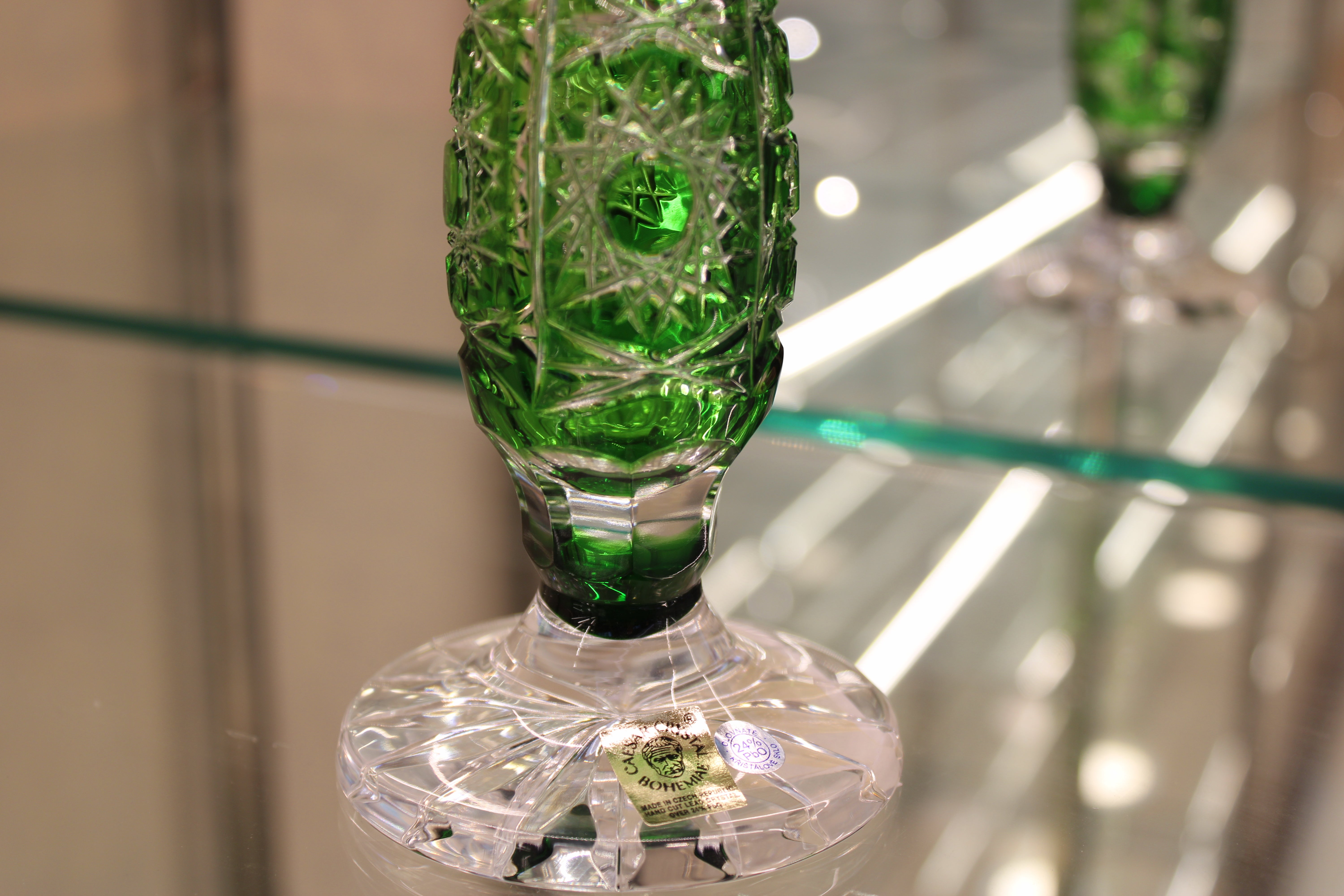 VAZA PETRA - 230mm - Verde