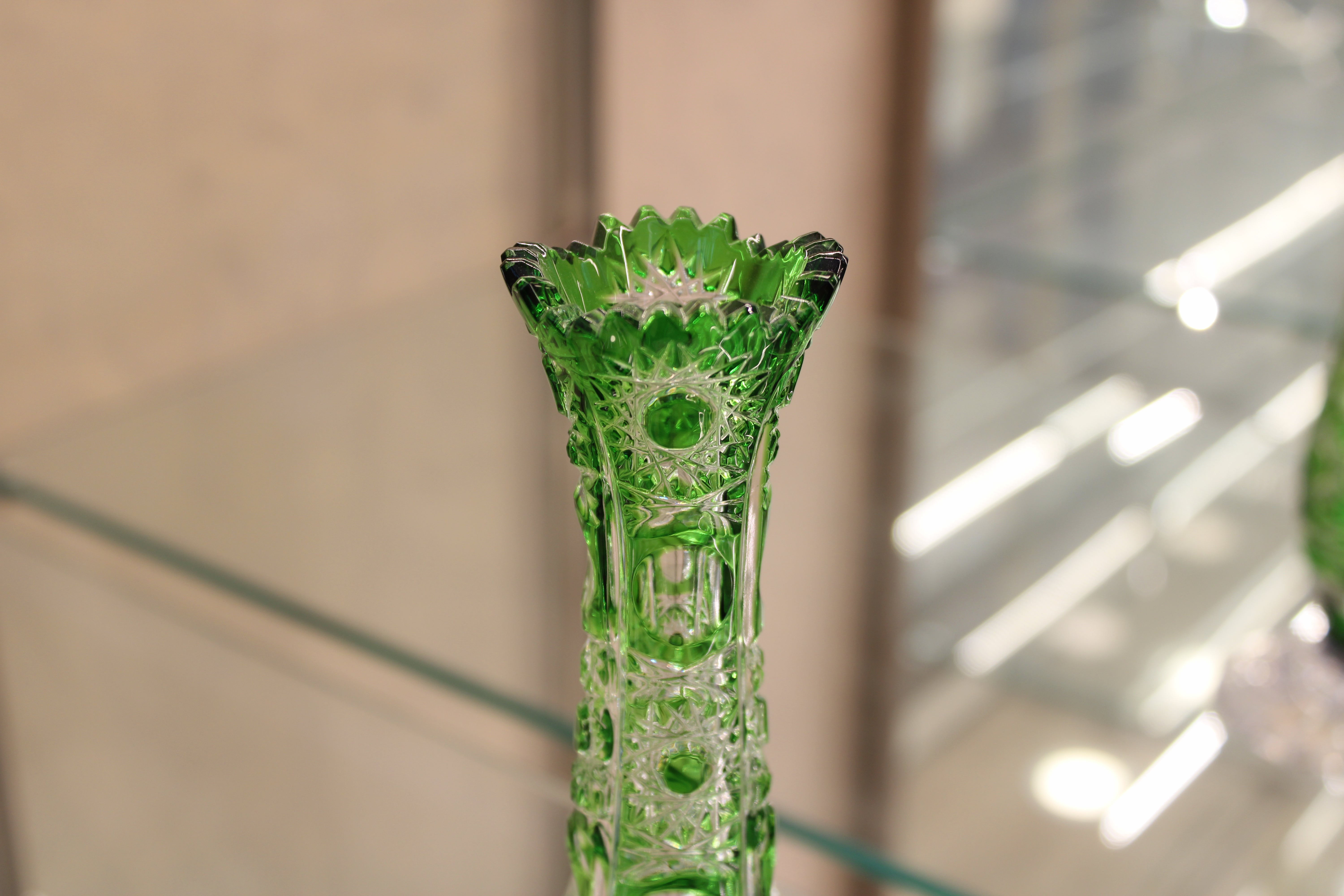 VAZA PETRA - 230mm - Verde