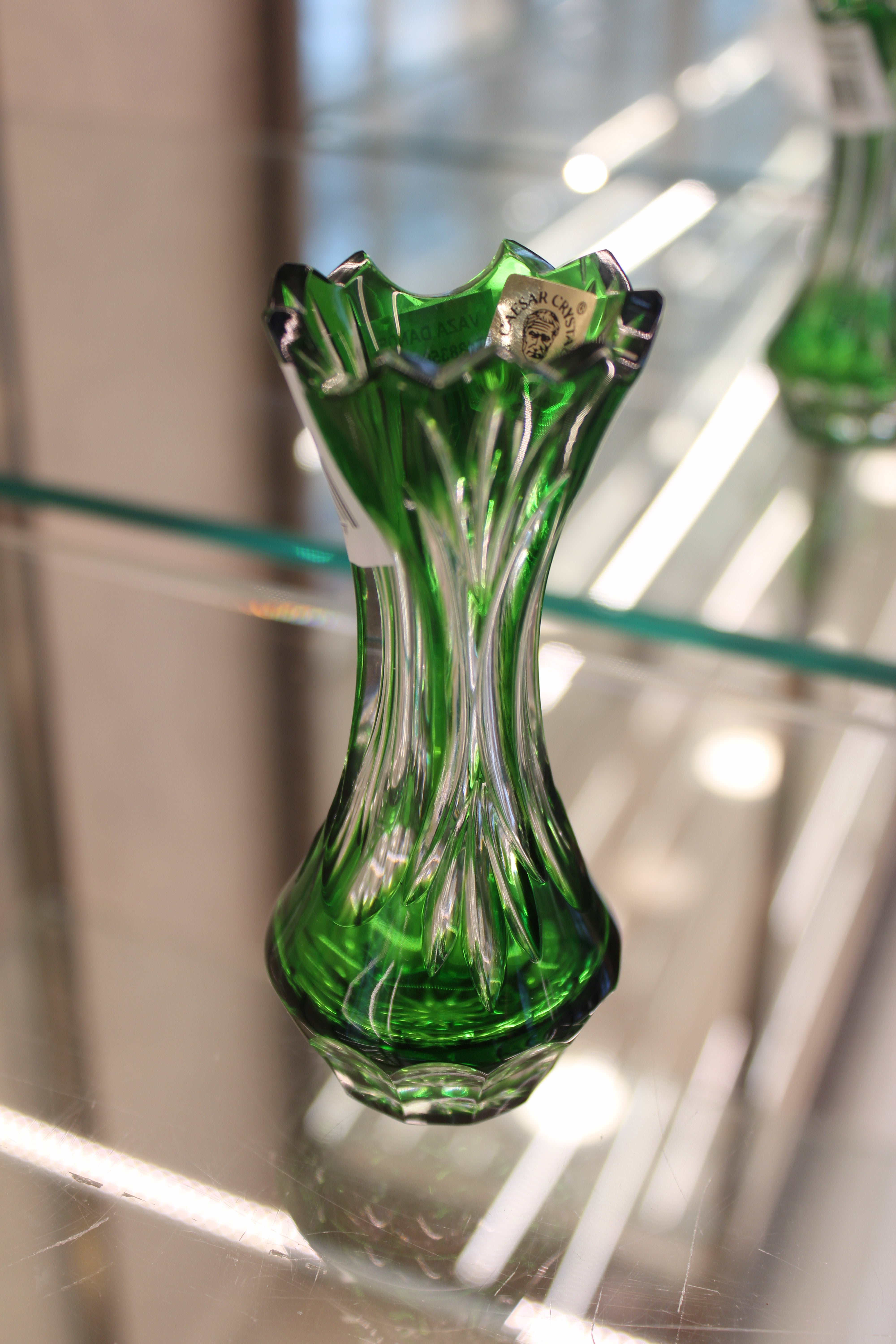 Vaza Dandelion - 115 mm - verde