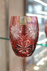Set 2 Pahare Fara Picior Palm - 220 ml - ruby