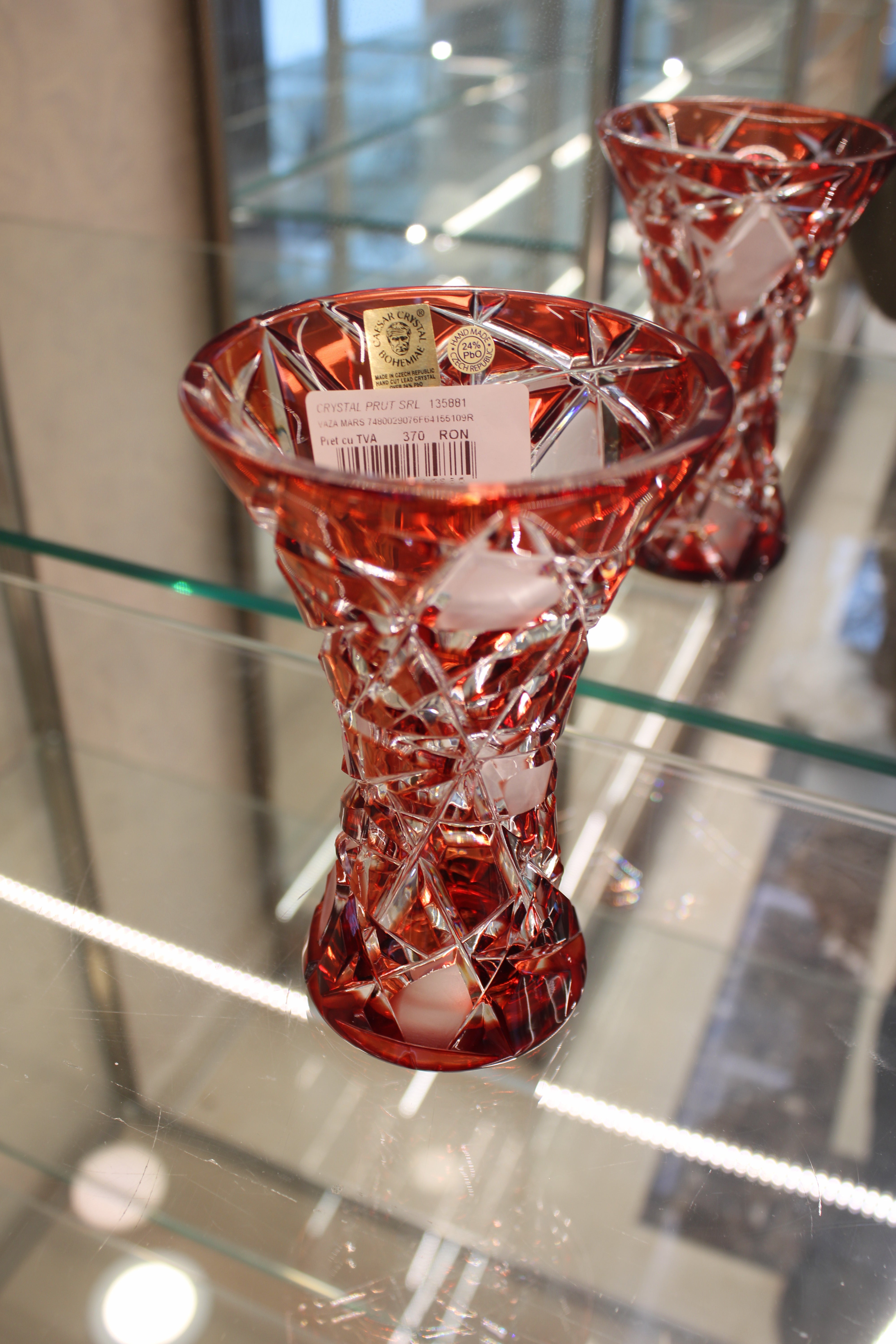 Vaza Mars - 155 mm - ruby