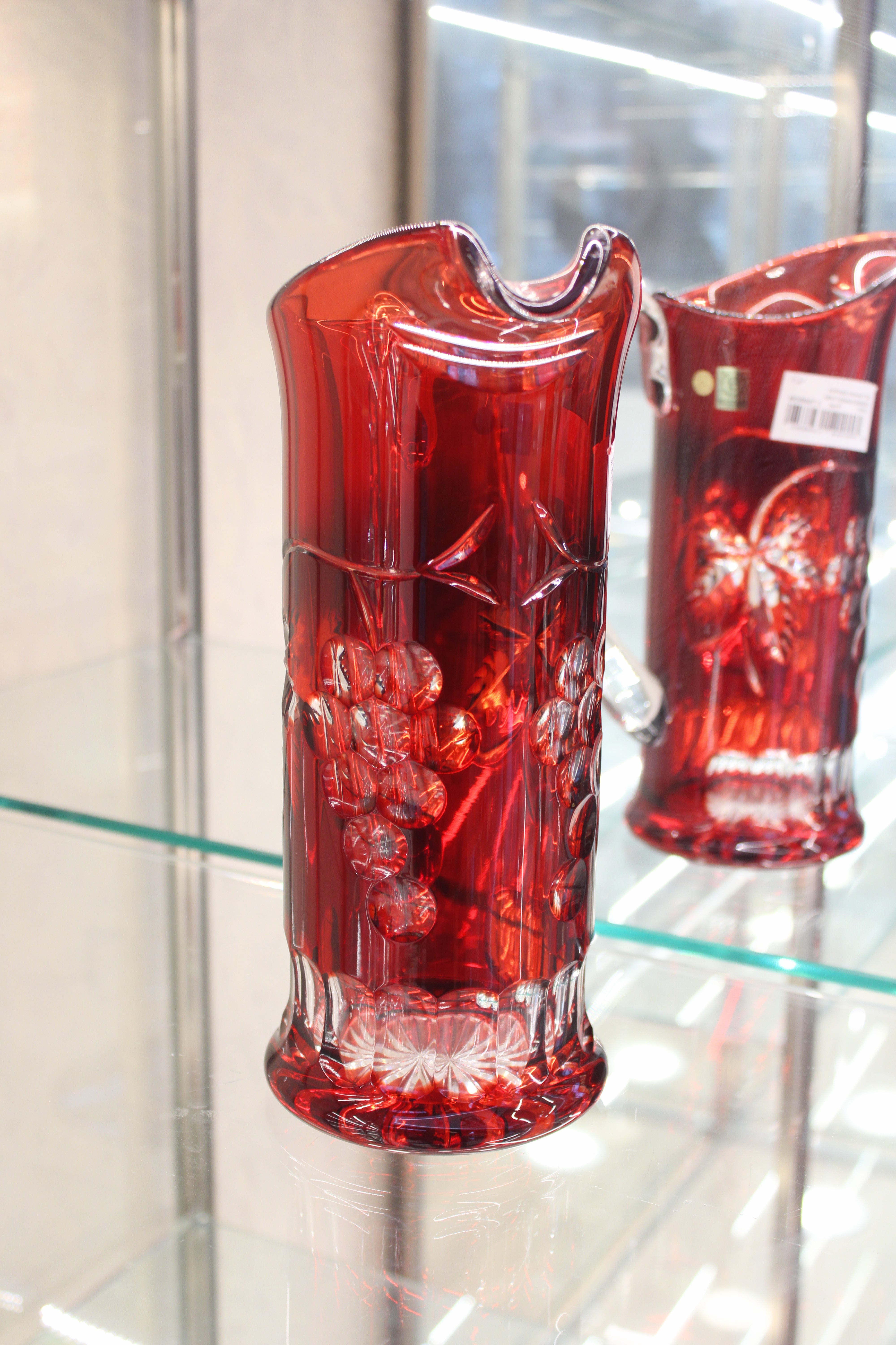 Set Pahare Grapes - 57 ml - ruby