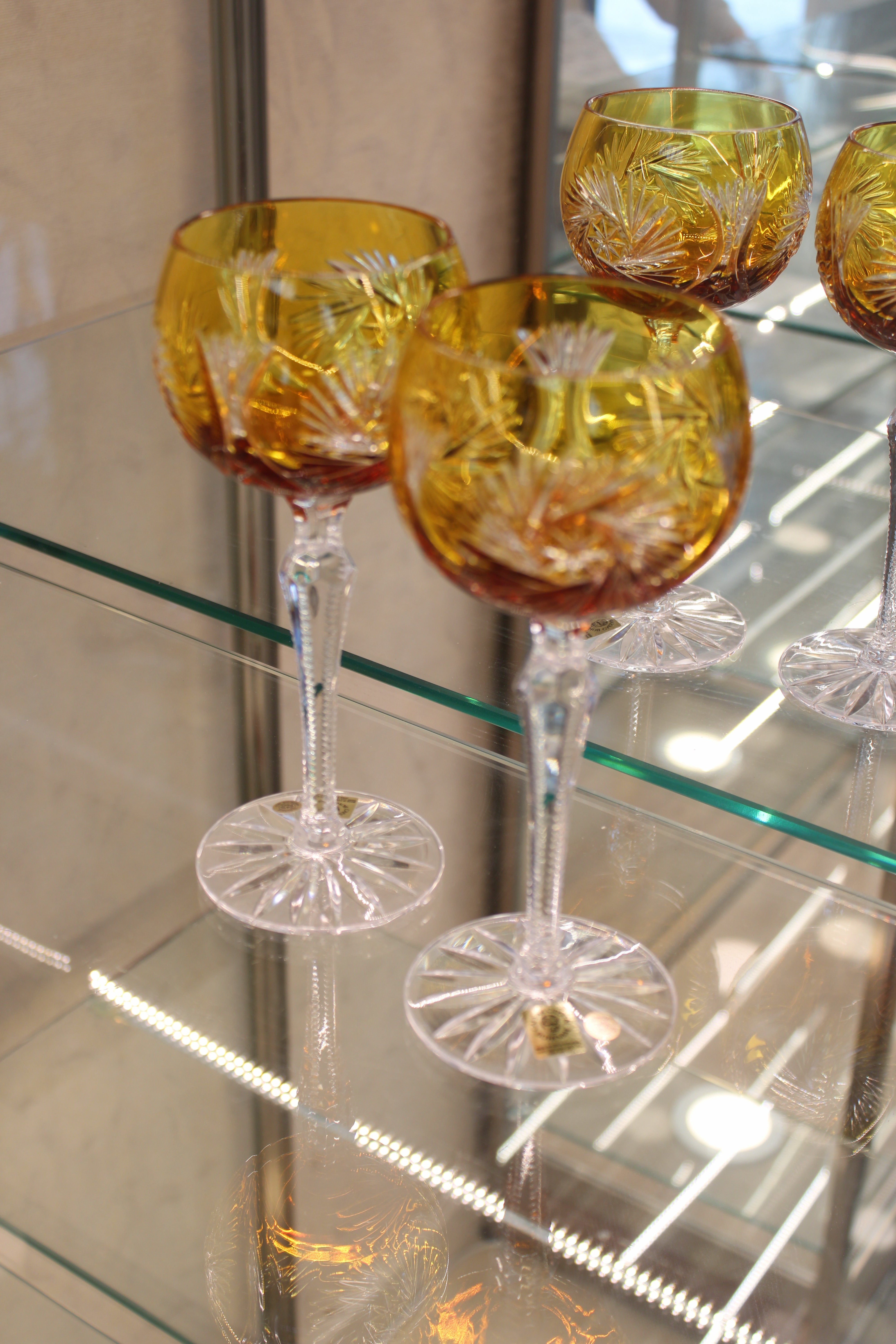 Set 2 Pahare Cu Picior Roman Pinwheel - 180 ml - transparent