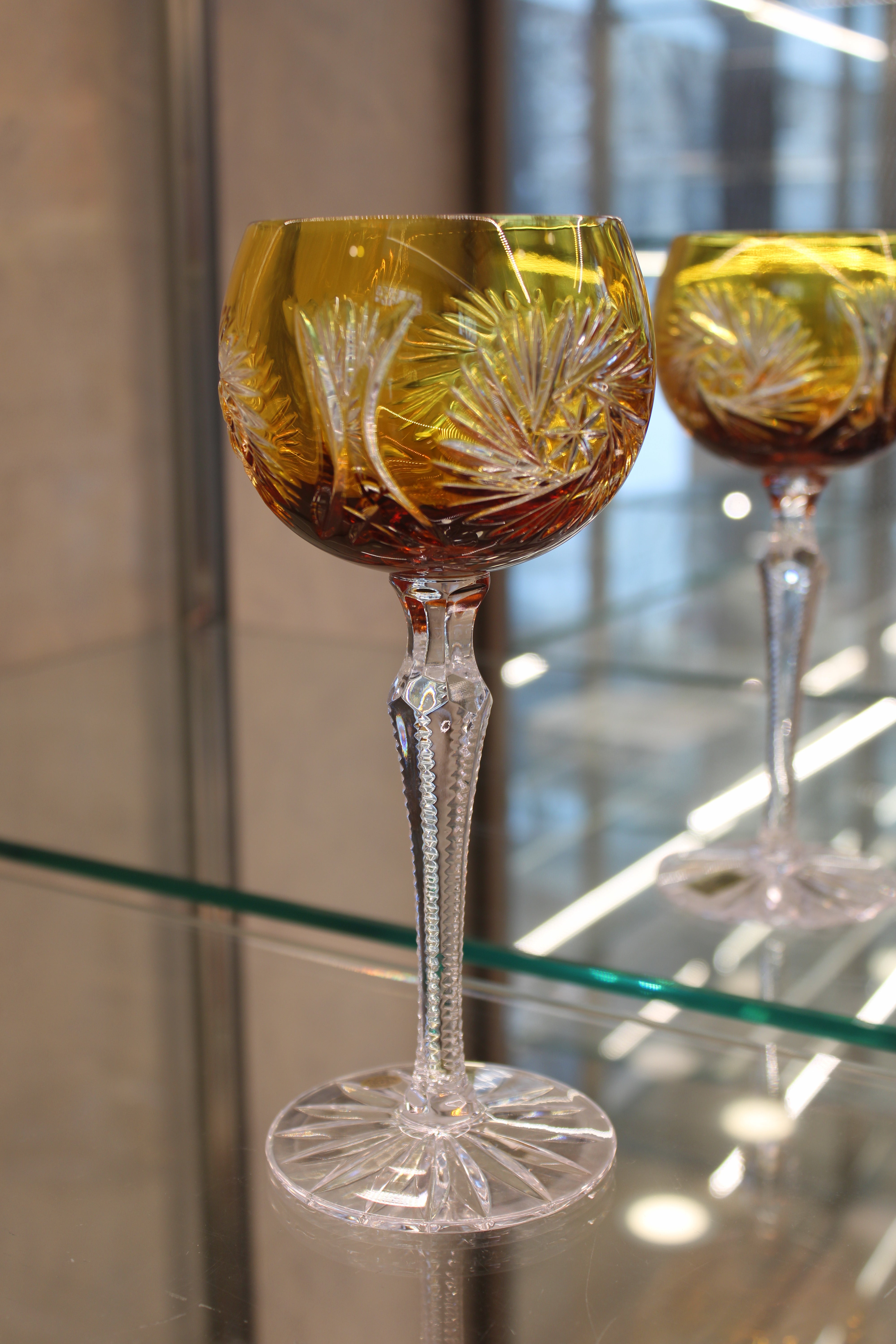 Set 2 Pahare Cu Picior Roman Pinwheel - 180 ml - transparent